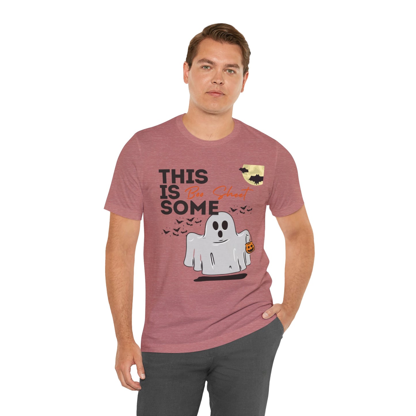 Unisex Halloween Tshirt - This is Some Boo Sheet