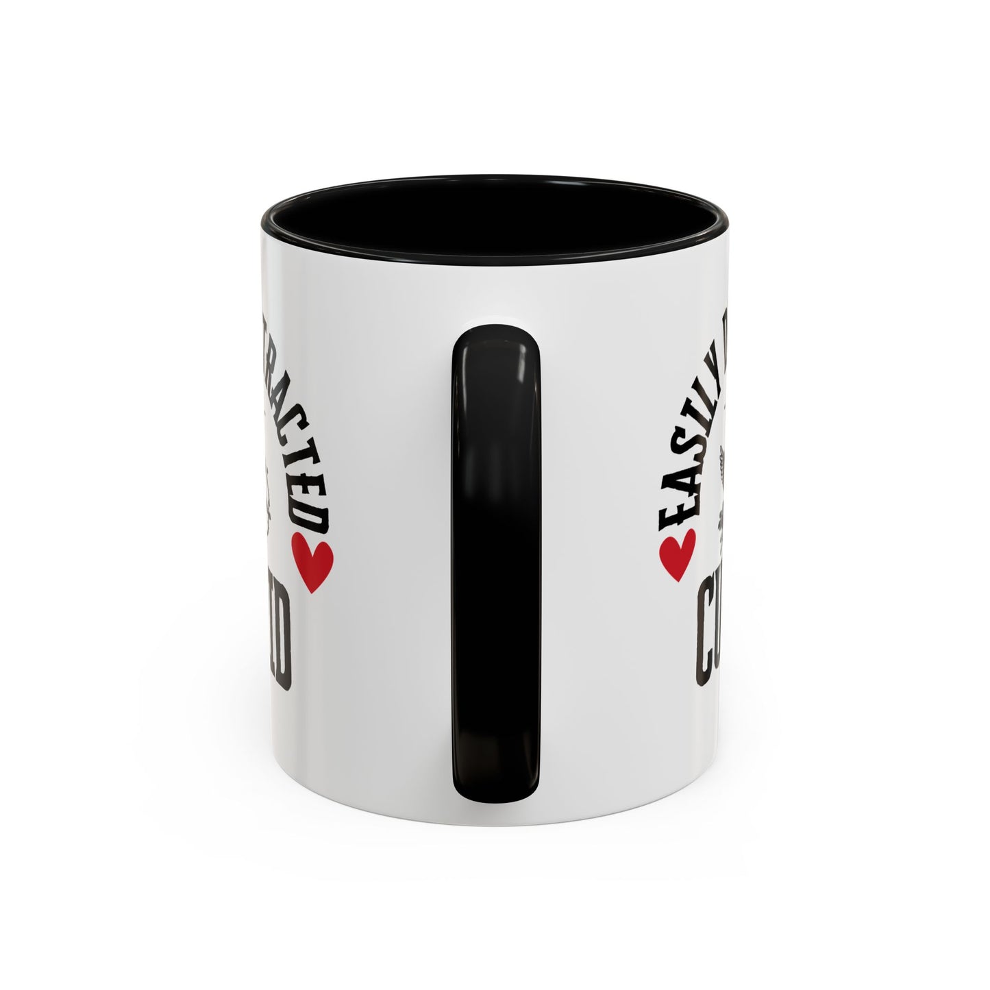 Easily Distracted Accent Coffee Mug (11, 15oz)