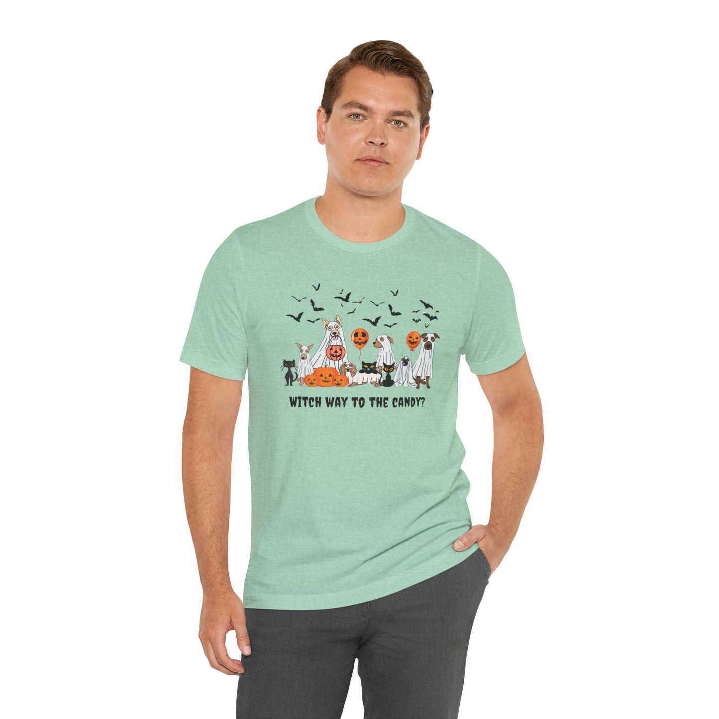 Which Way to the Candy? Unisex Tshirt