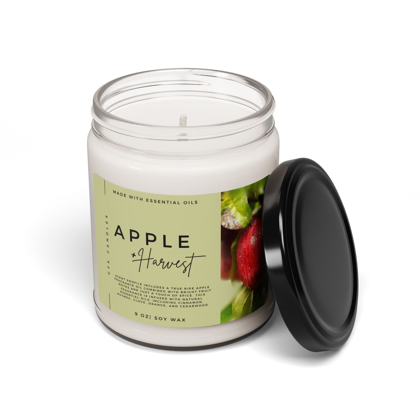 Apple Harvest Scented Soy Candle, 9oz