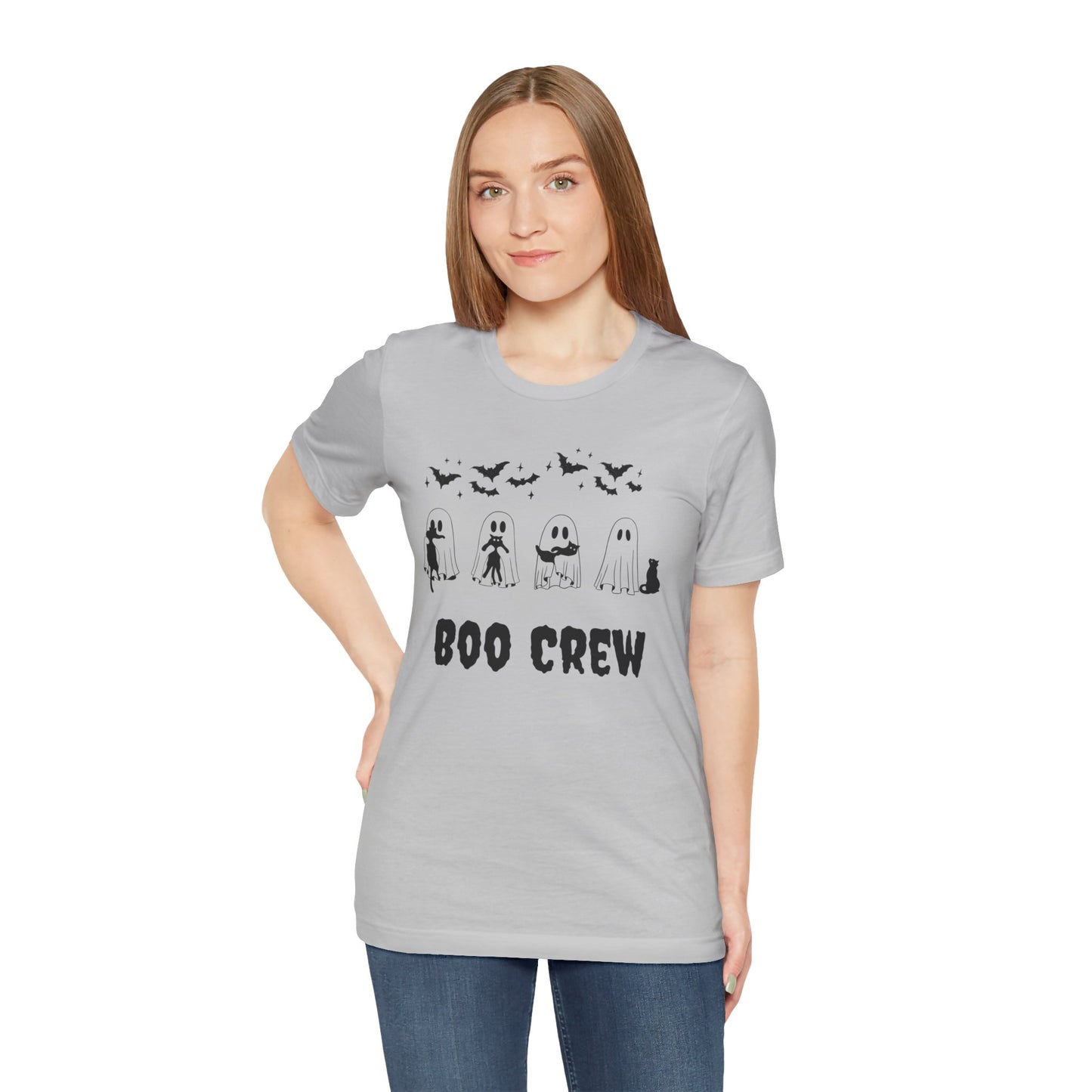 Unisex Hallowern Tshirt -Boo Crew