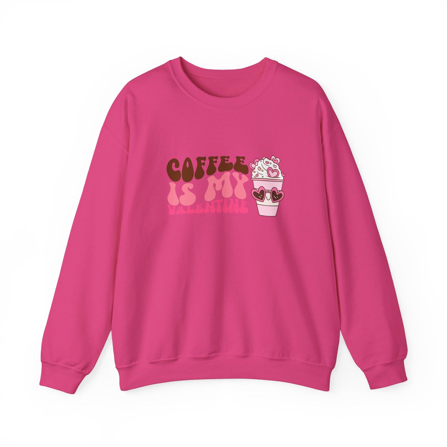 Coffee is My Valentine Unisex Heavy Blend™ Crewneck Sweatshirt