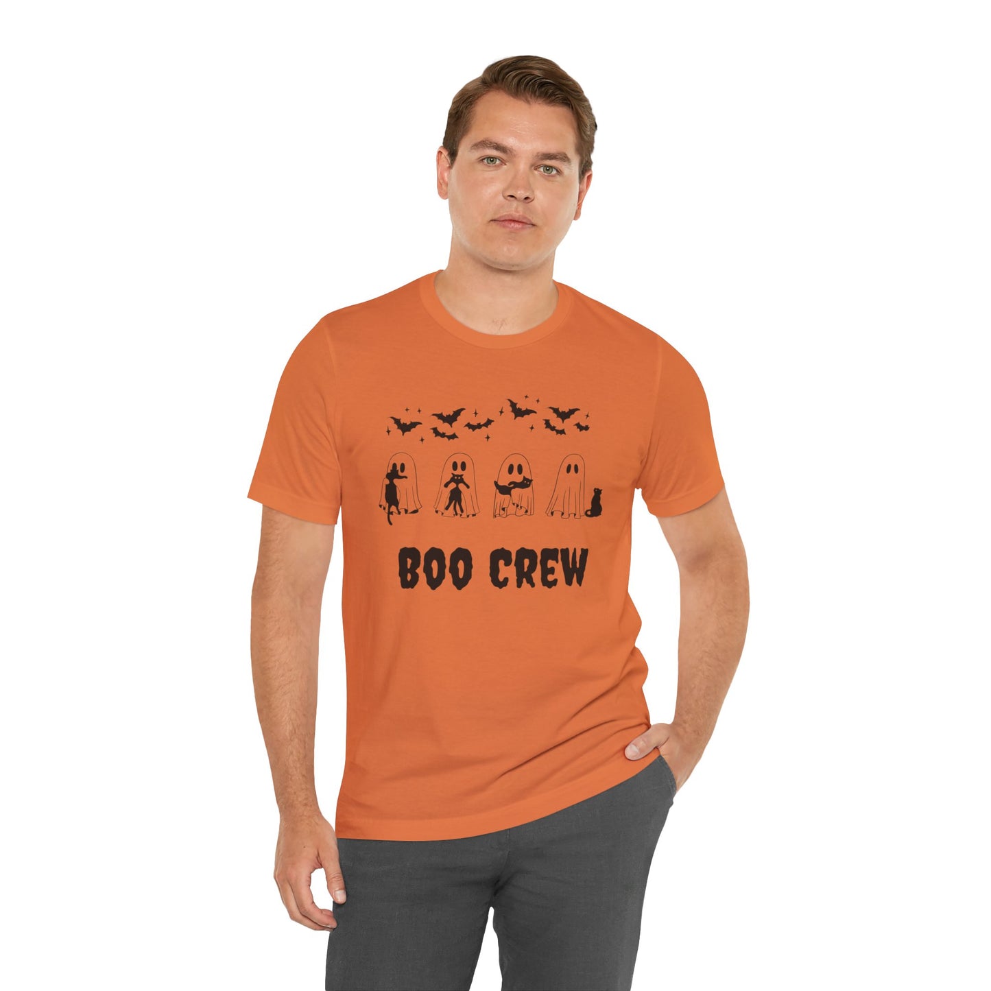 Unisex Hallowern Tshirt -Boo Crew