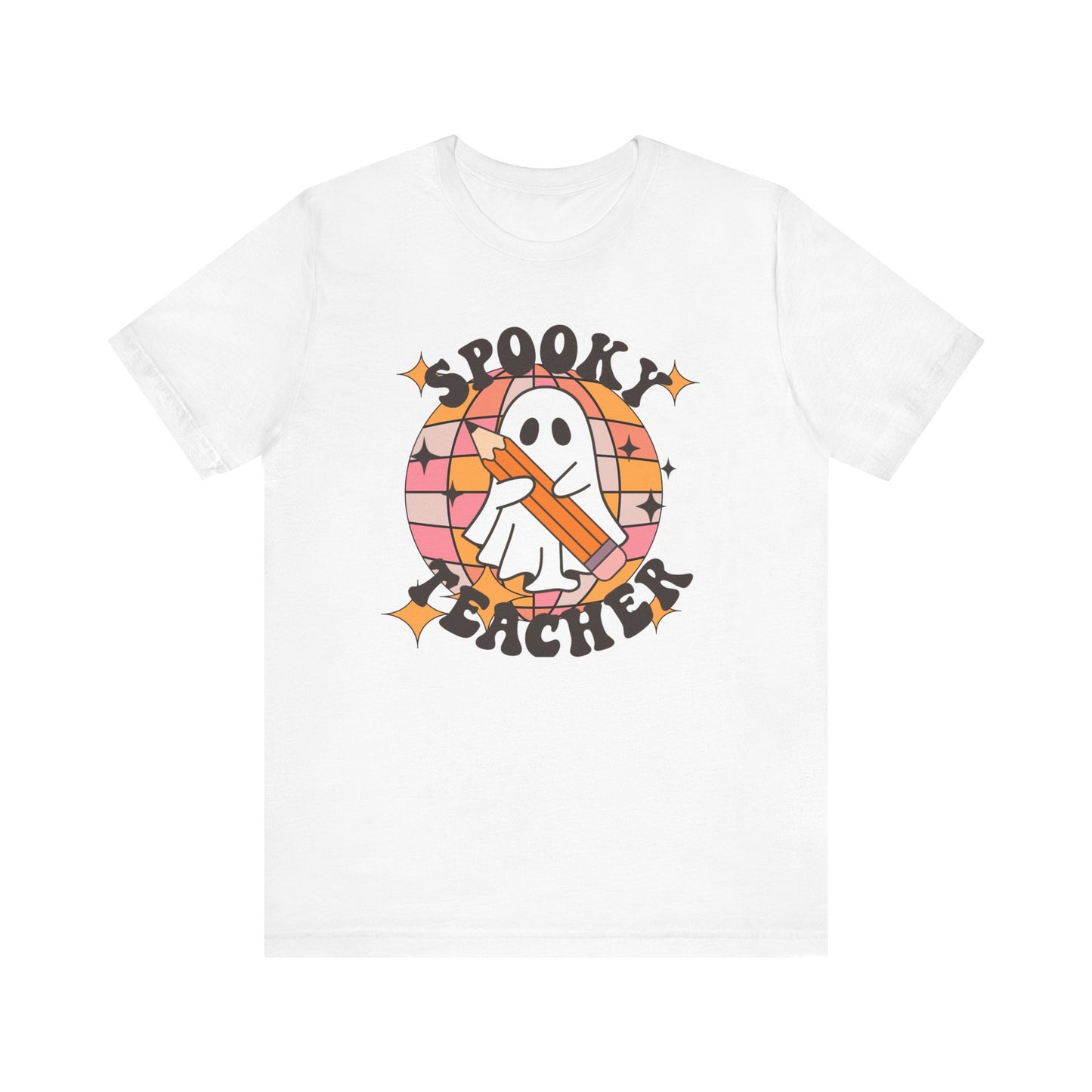Unisex Halloween Tshirt -Spooky Teacher