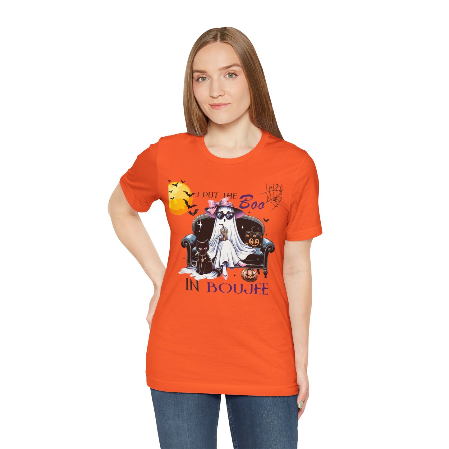 Unisex Halloween Tshirt - I Put the Boo in Boujee