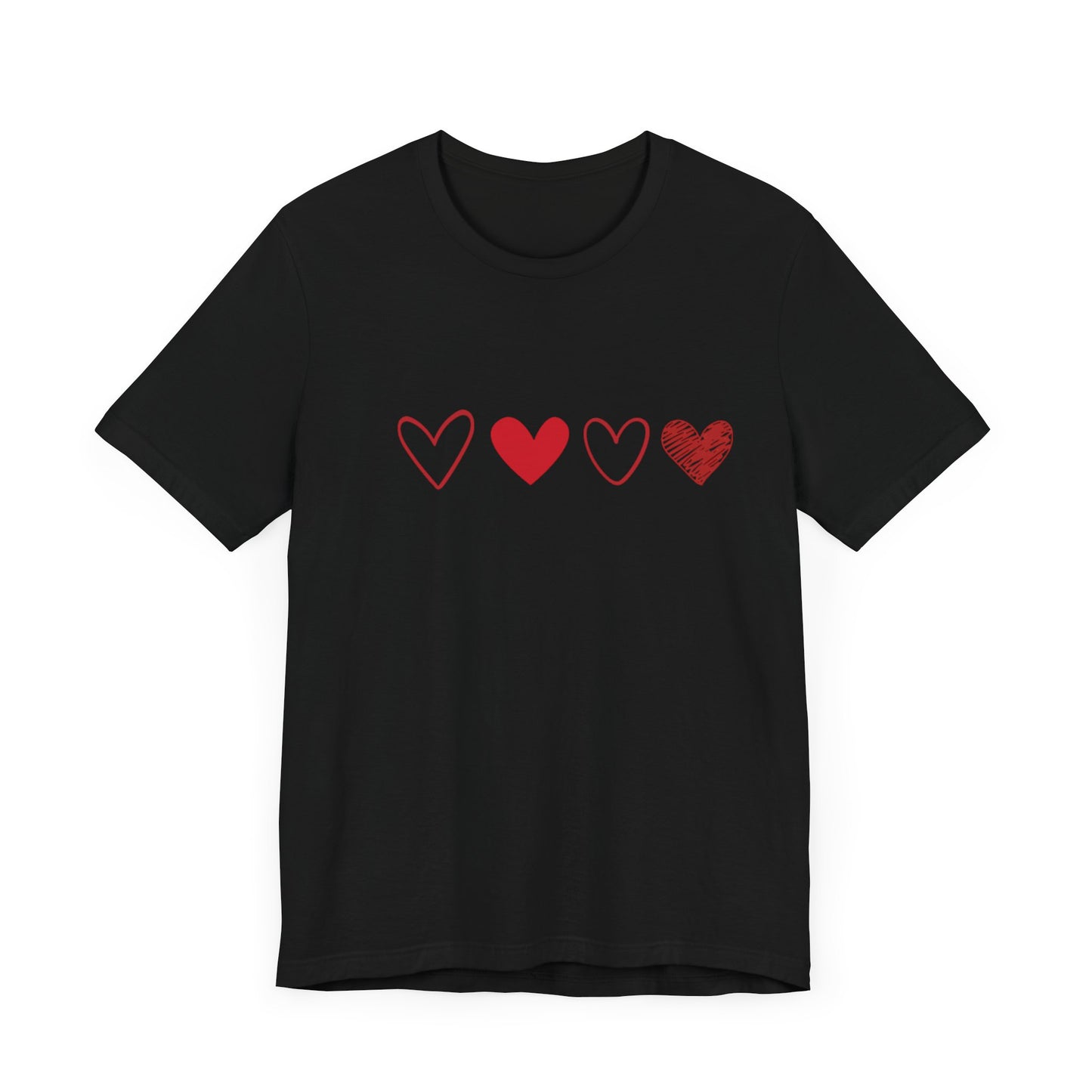 4 Heart Unisex Jersey Short Sleeve Tee