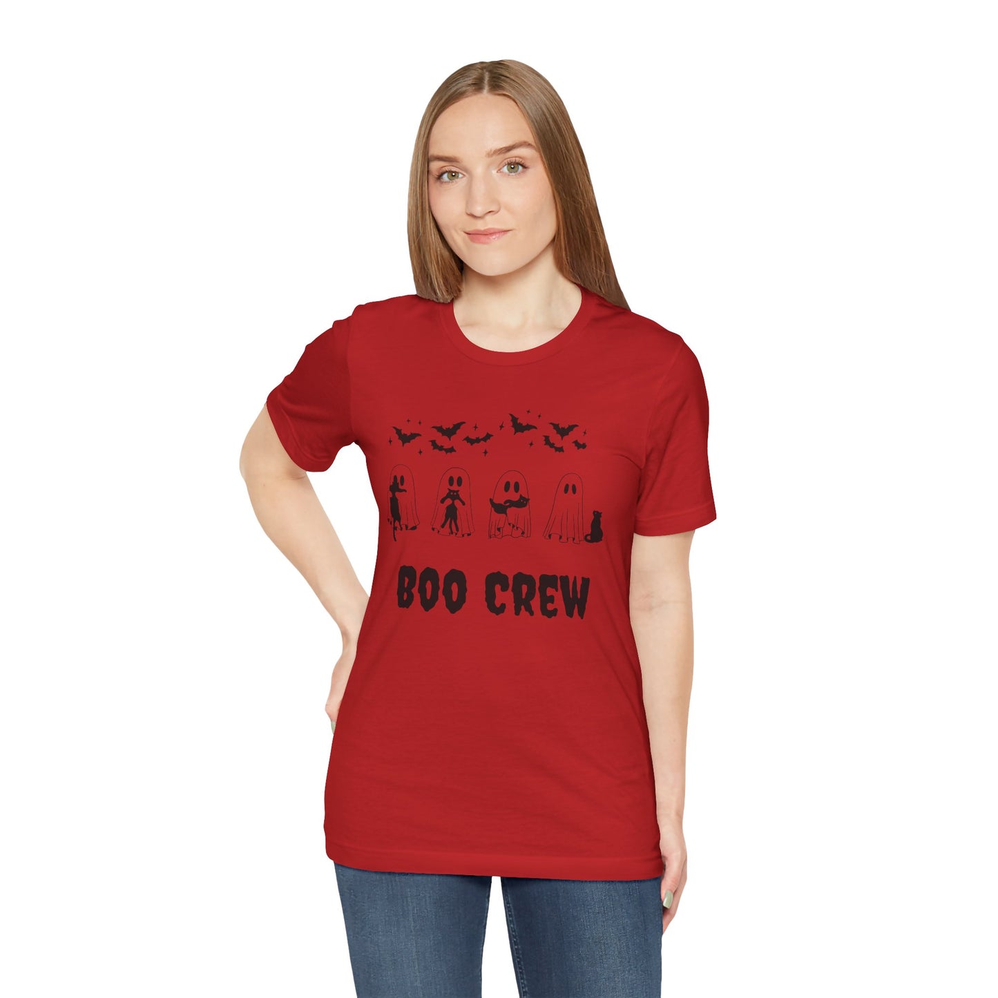 Unisex Hallowern Tshirt -Boo Crew