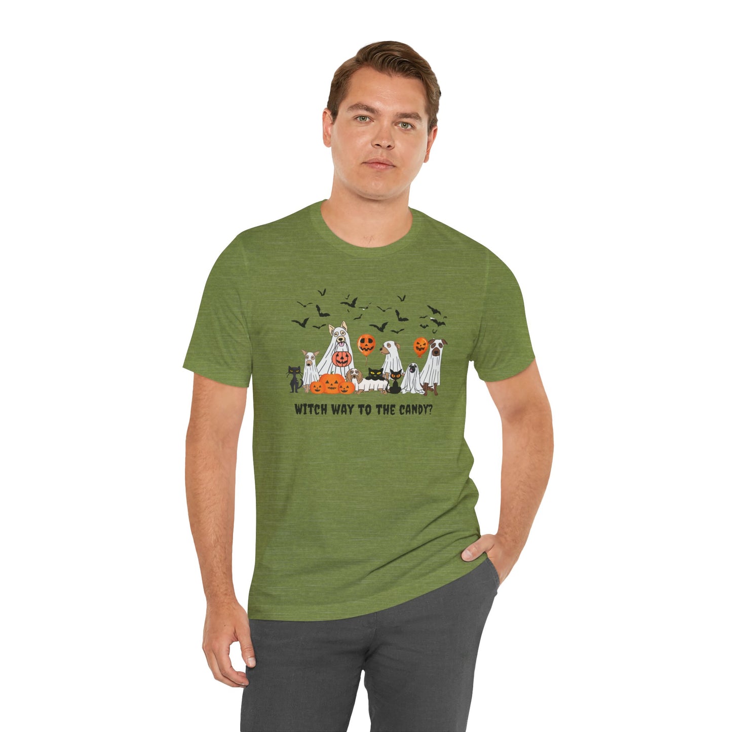Which Way to the Candy? Unisex Tshirt