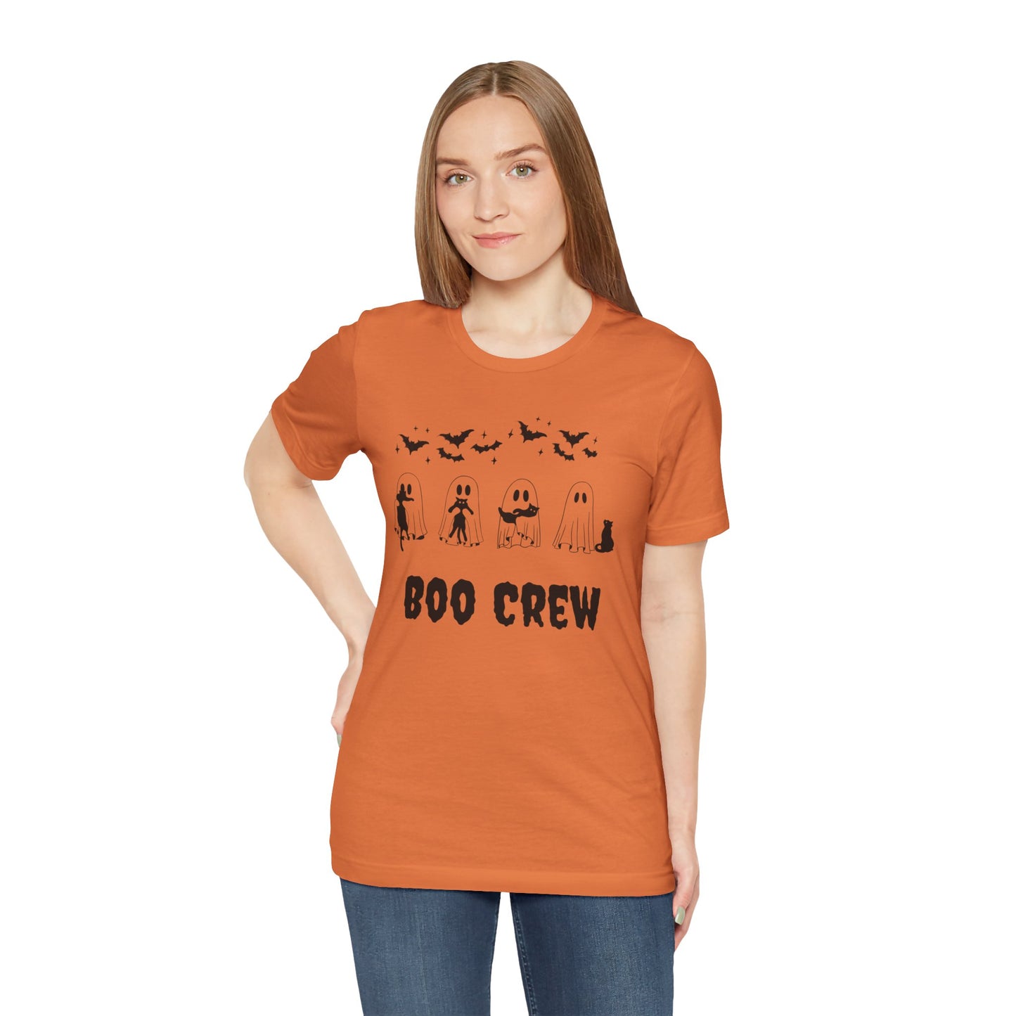 Unisex Hallowern Tshirt -Boo Crew