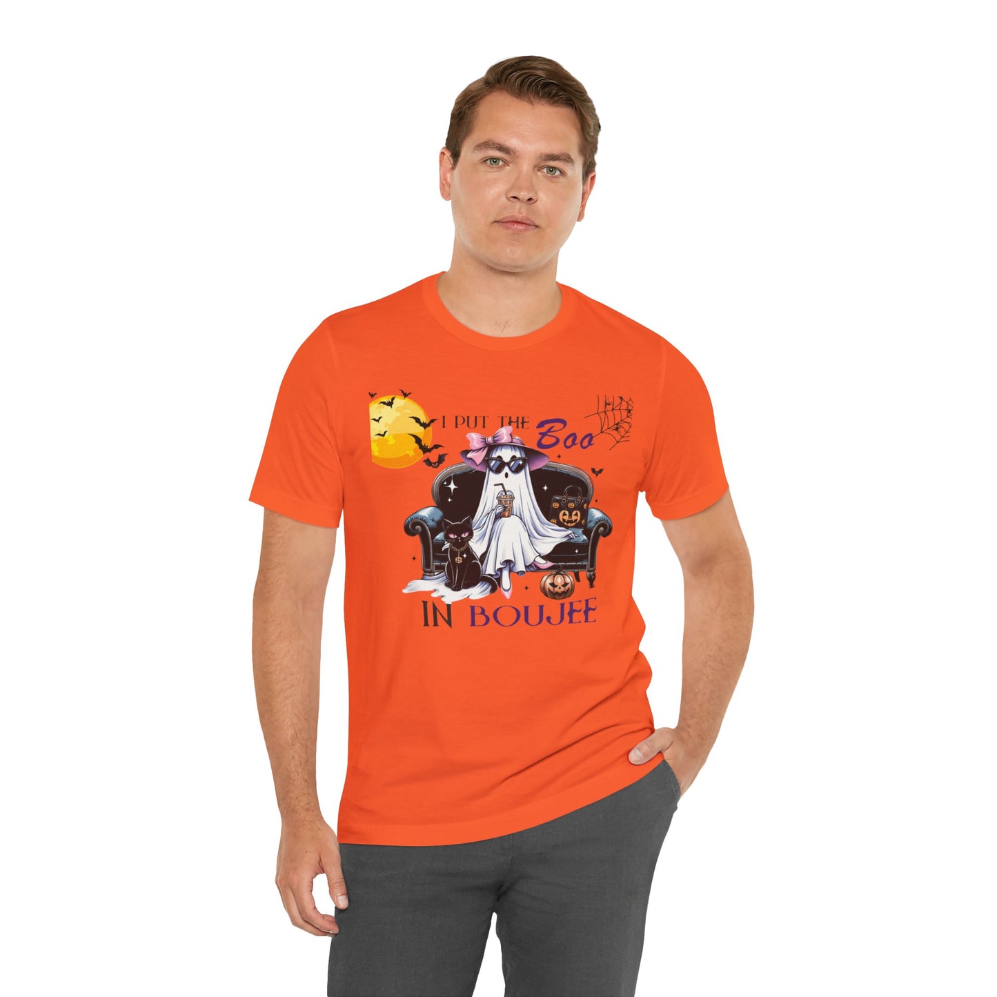 Unisex Halloween Tshirt - I Put the Boo in Boujee