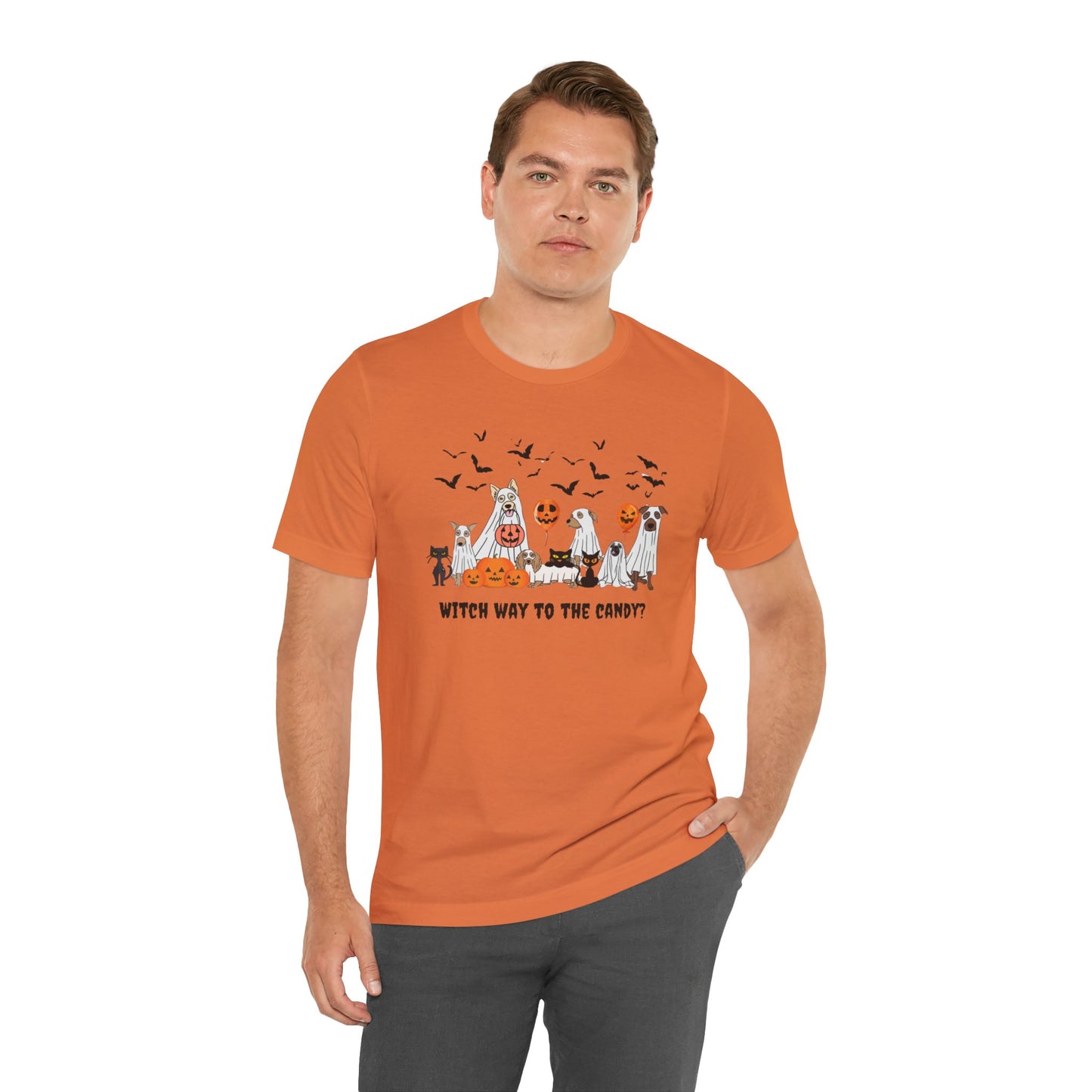 Which Way to the Candy? Unisex Tshirt