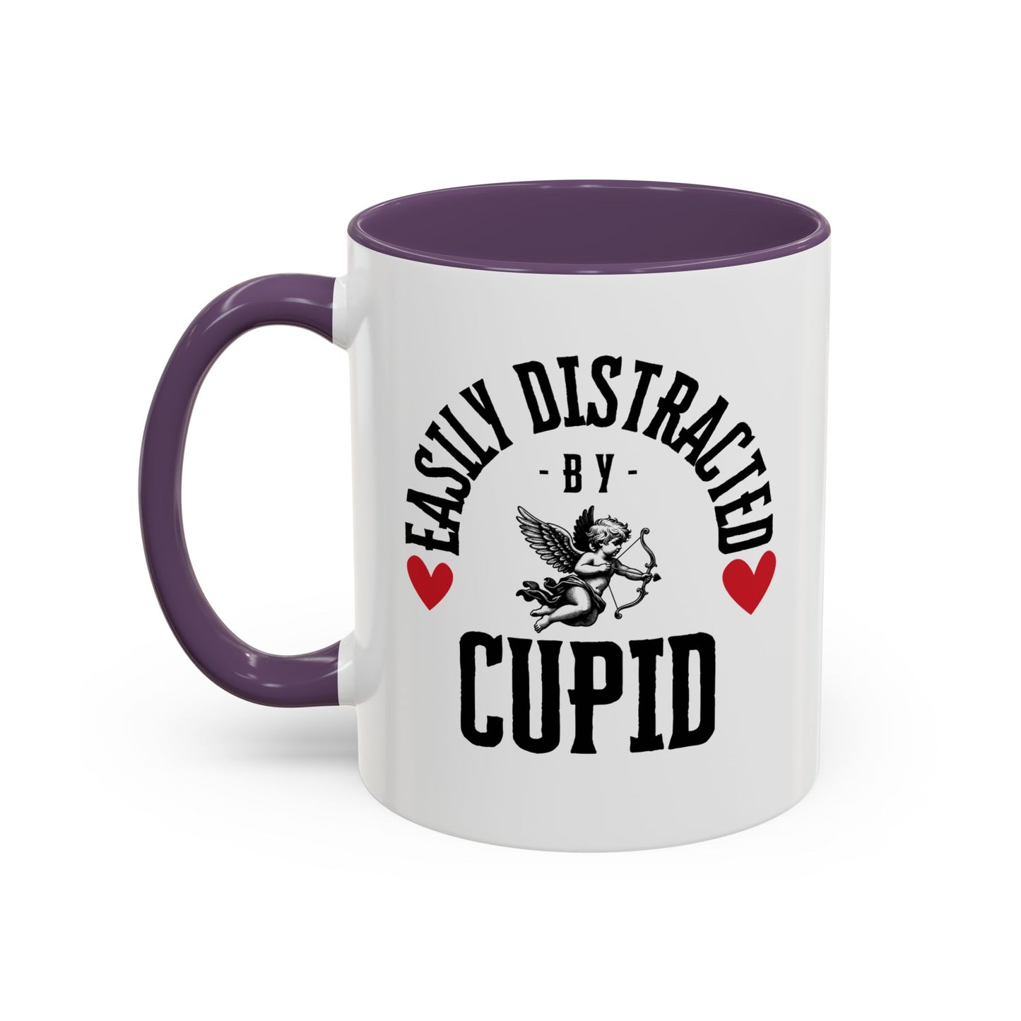 Easily Distracted Accent Coffee Mug (11, 15oz)