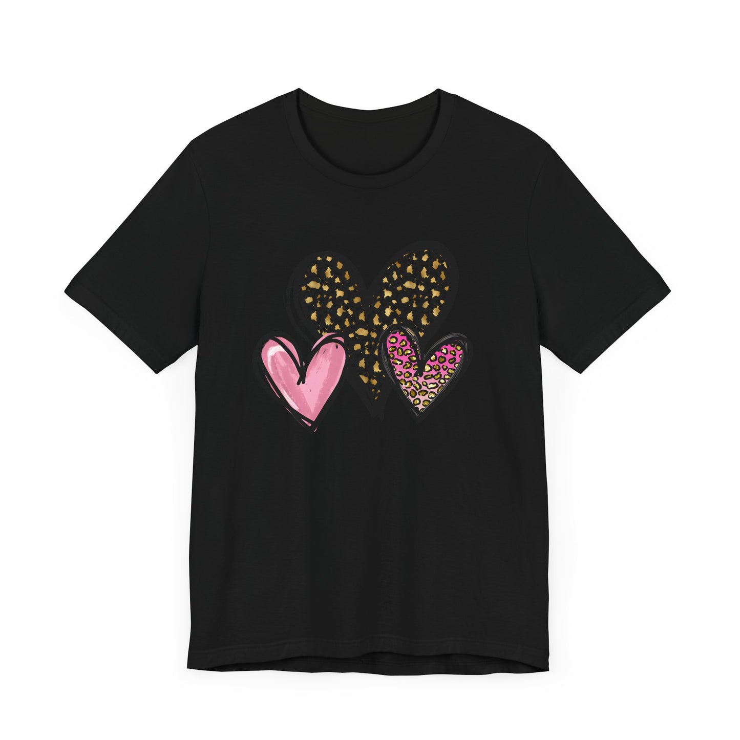 Three Heart Unisex Jersey Short Sleeve Tee