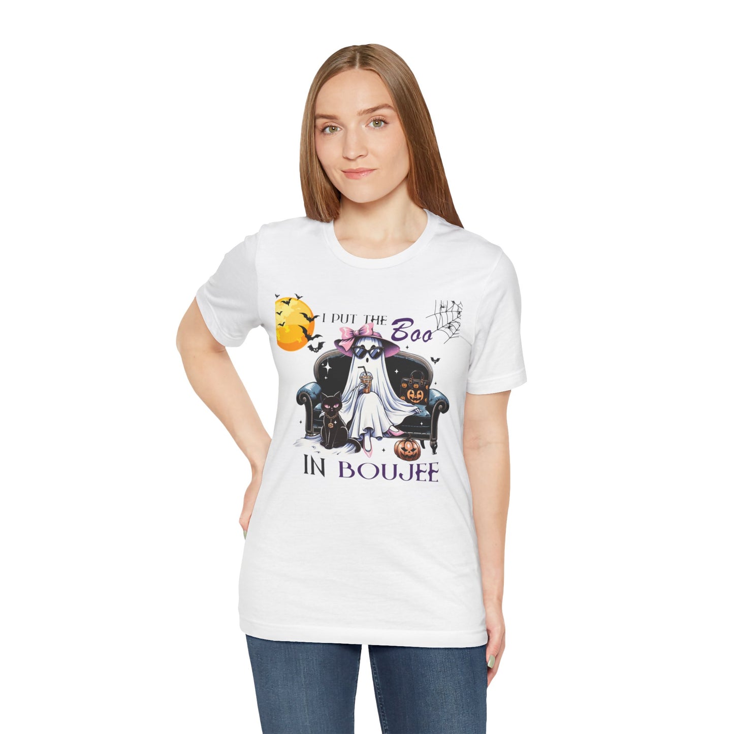 Unisex Halloween Tshirt - I Put the Boo in Boujee