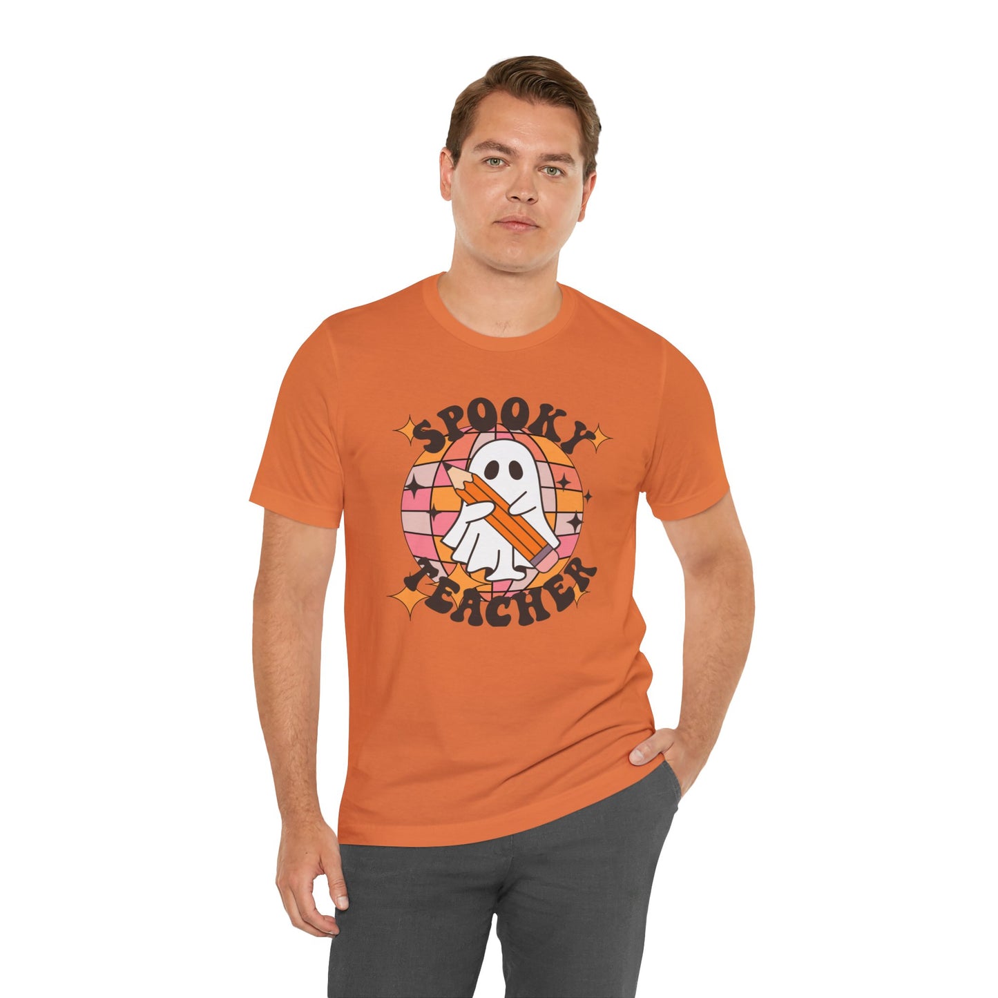 Unisex Halloween Tshirt -Spooky Teacher