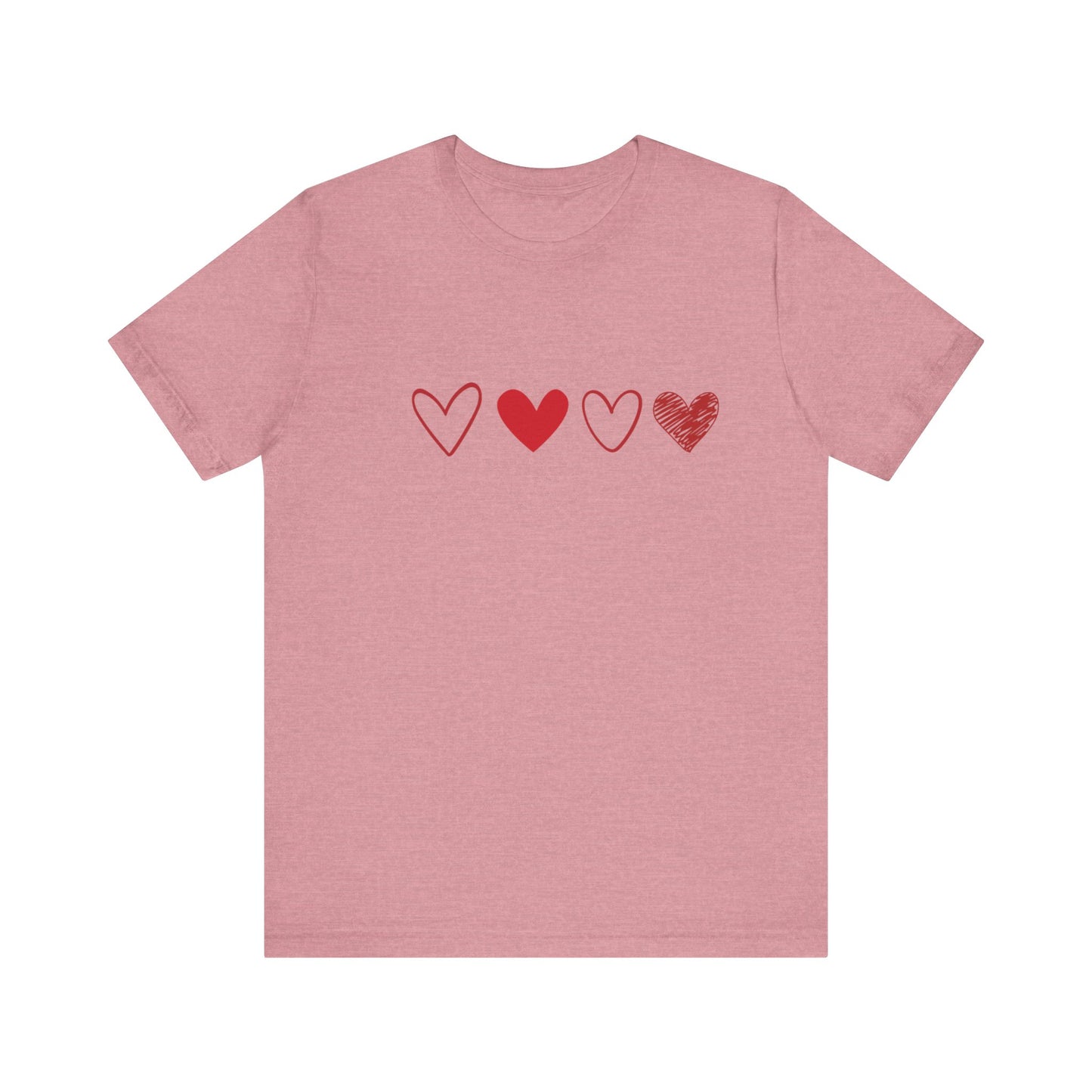 4 Heart Unisex Jersey Short Sleeve Tee