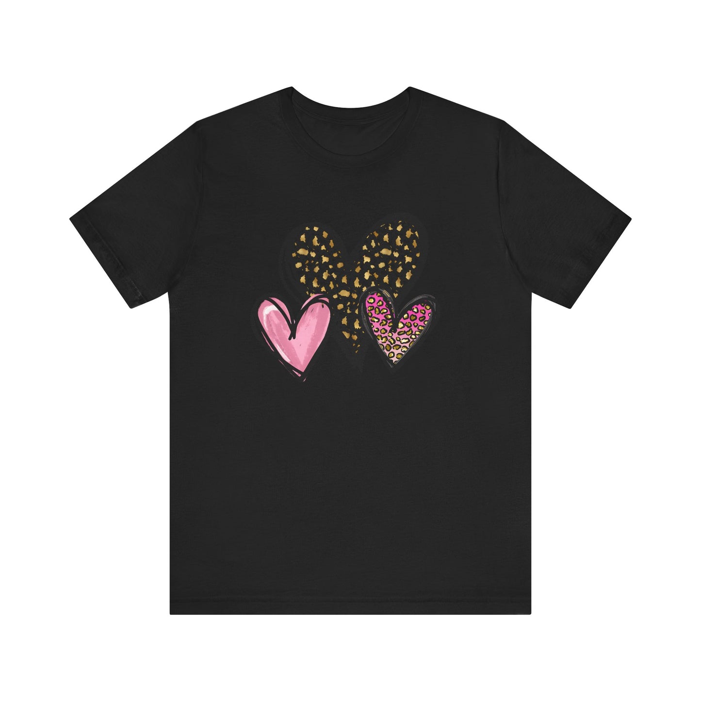 Three Heart Unisex Jersey Short Sleeve Tee