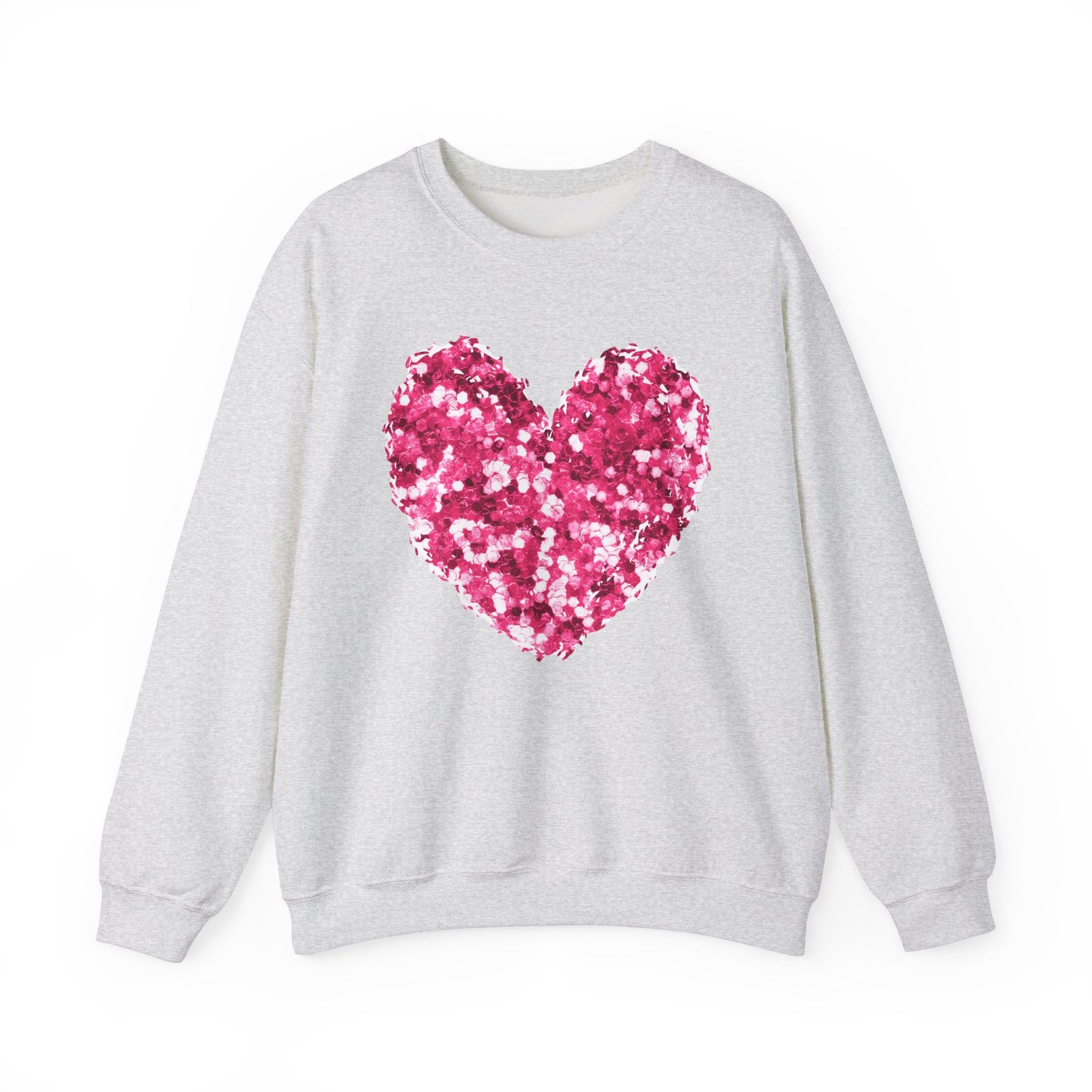 Pink Heart Unisex Heavy Blend™ Crewneck Sweatshirt