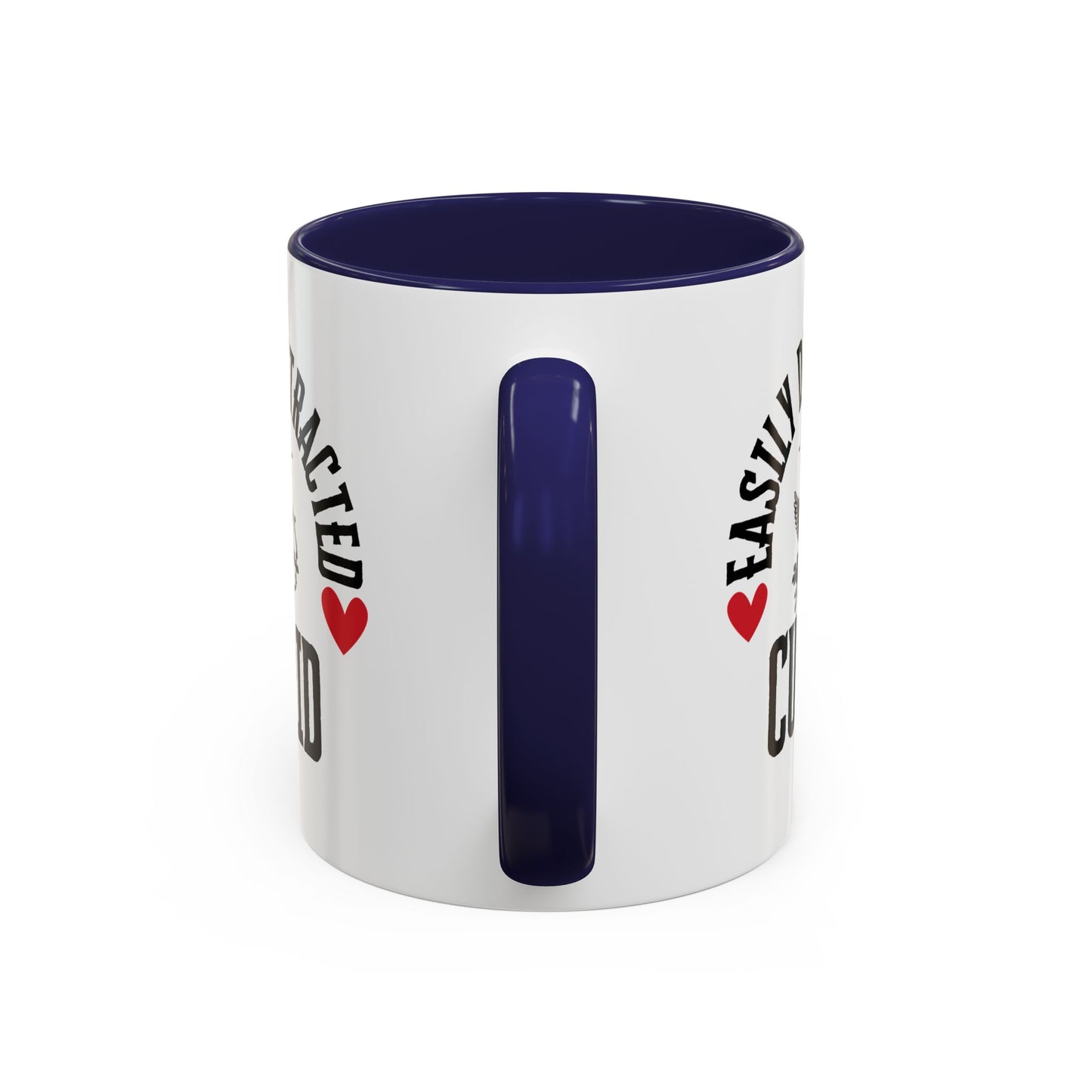 Easily Distracted Accent Coffee Mug (11, 15oz)