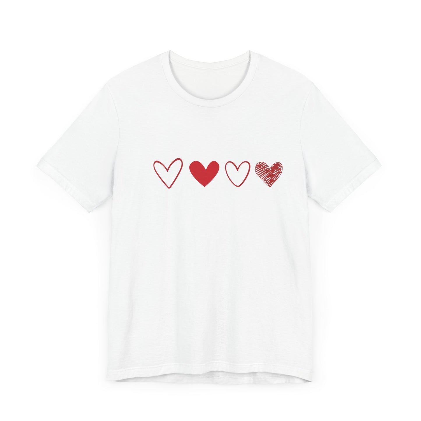 4 Heart Unisex Jersey Short Sleeve Tee