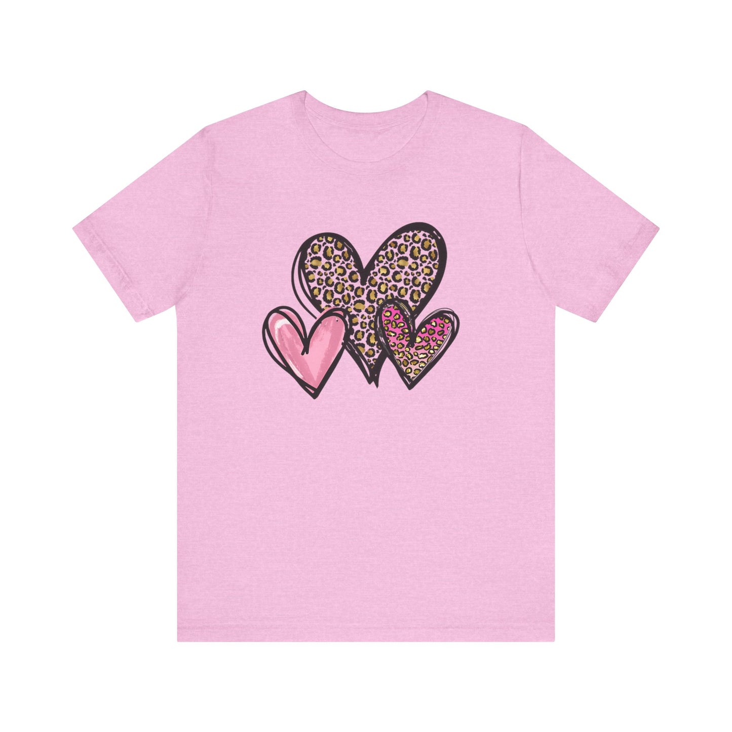 Three Heart Unisex Jersey Short Sleeve Tee