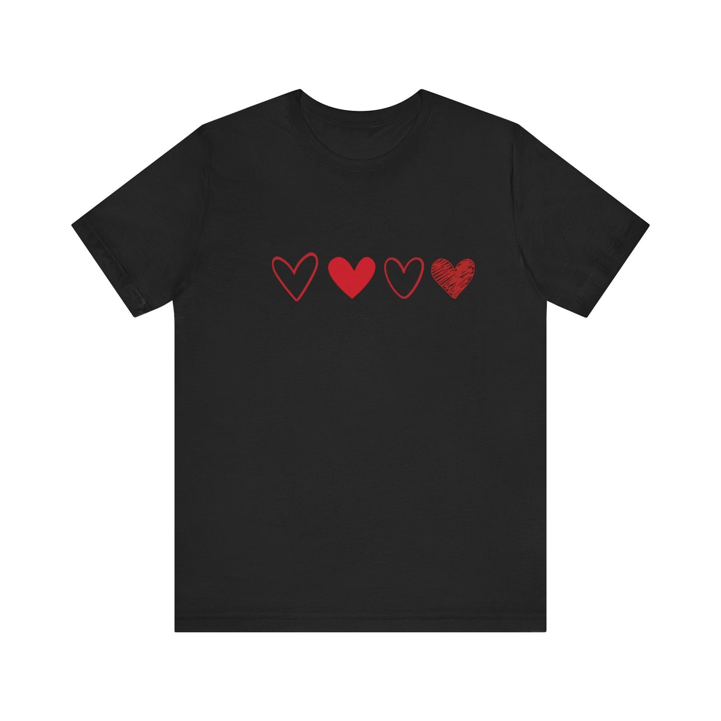 4 Heart Unisex Jersey Short Sleeve Tee