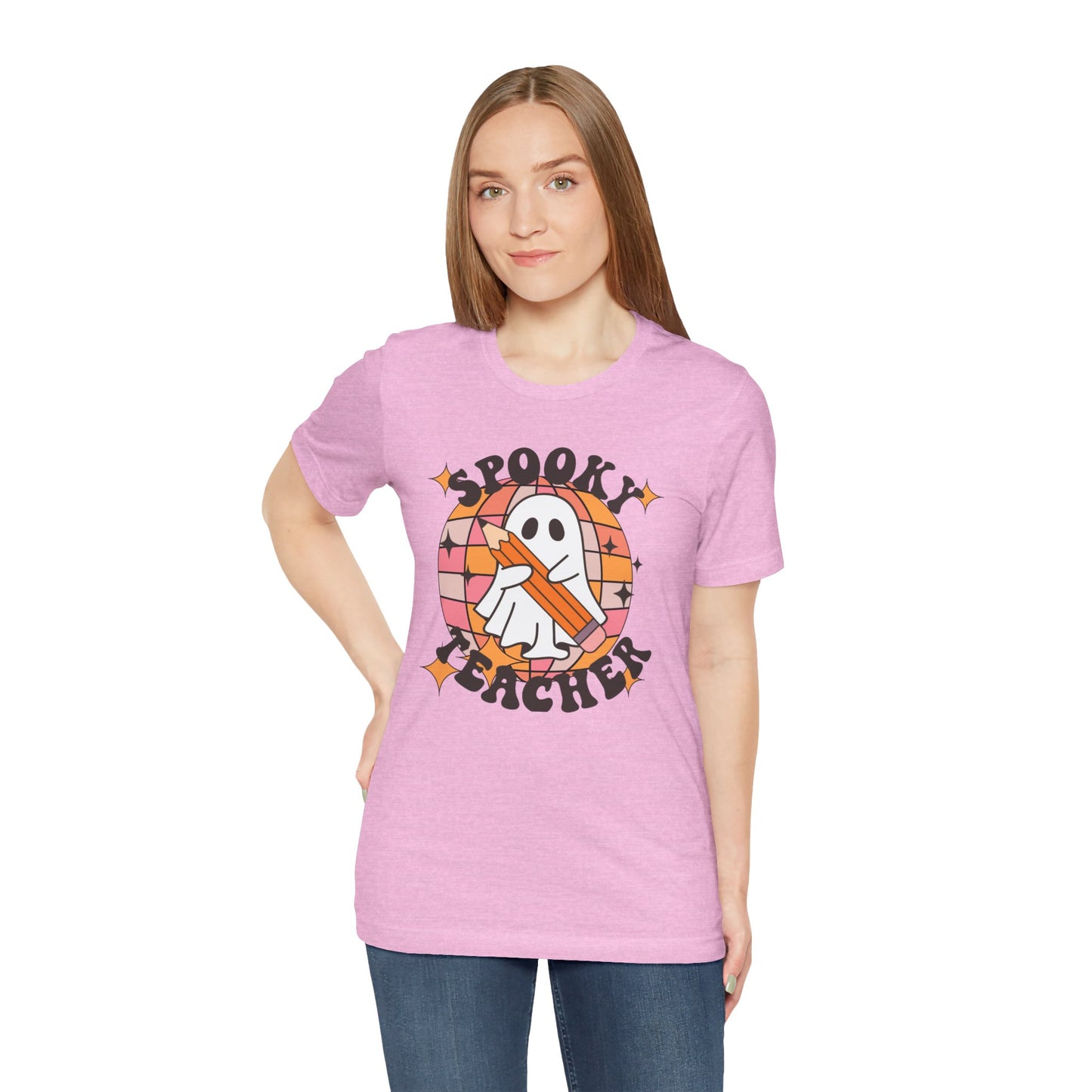 Unisex Halloween Tshirt -Spooky Teacher