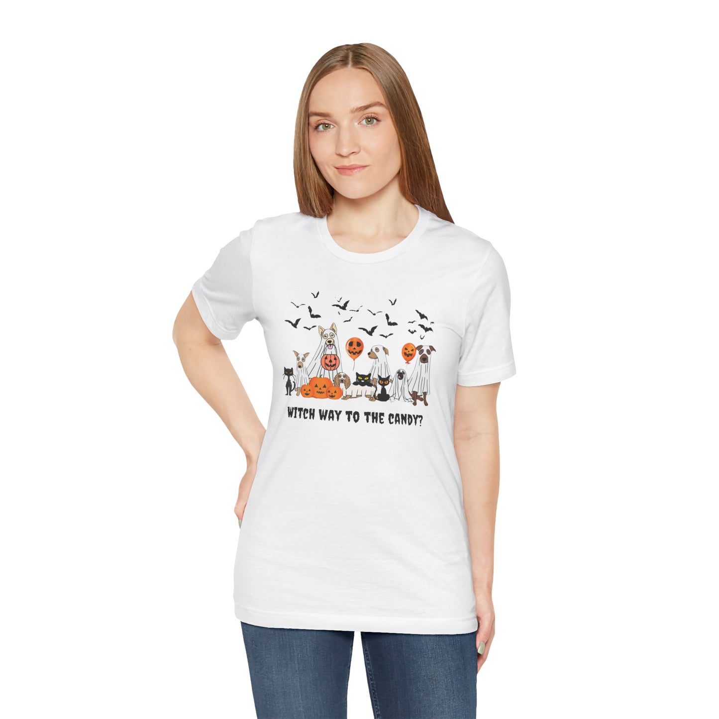 Which Way to the Candy? Unisex Tshirt