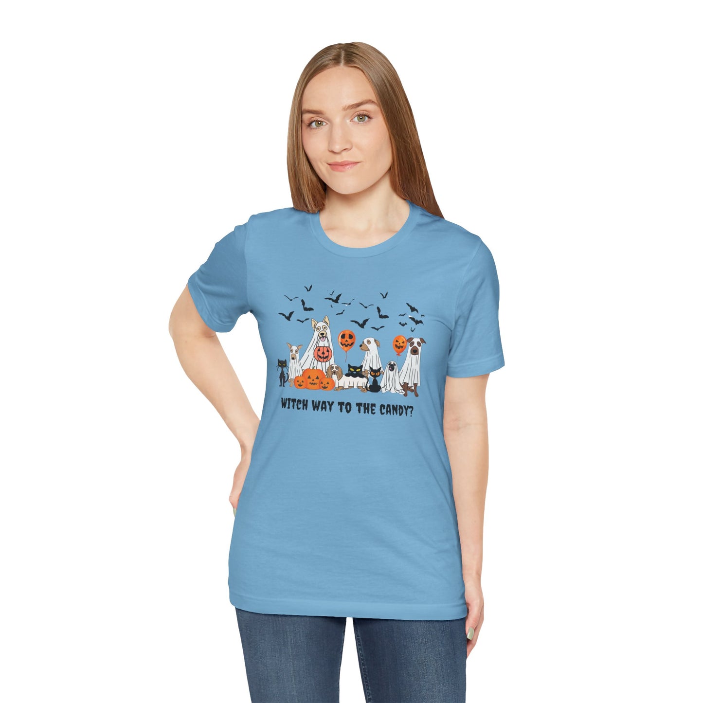 Which Way to the Candy? Unisex Tshirt