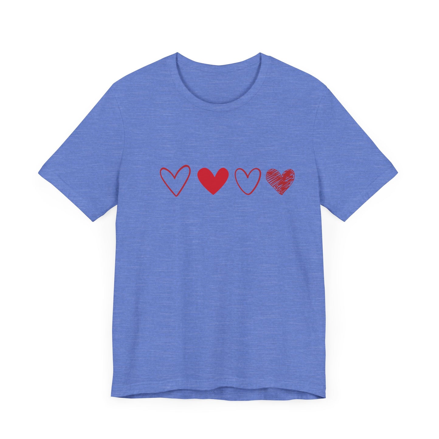 4 Heart Unisex Jersey Short Sleeve Tee