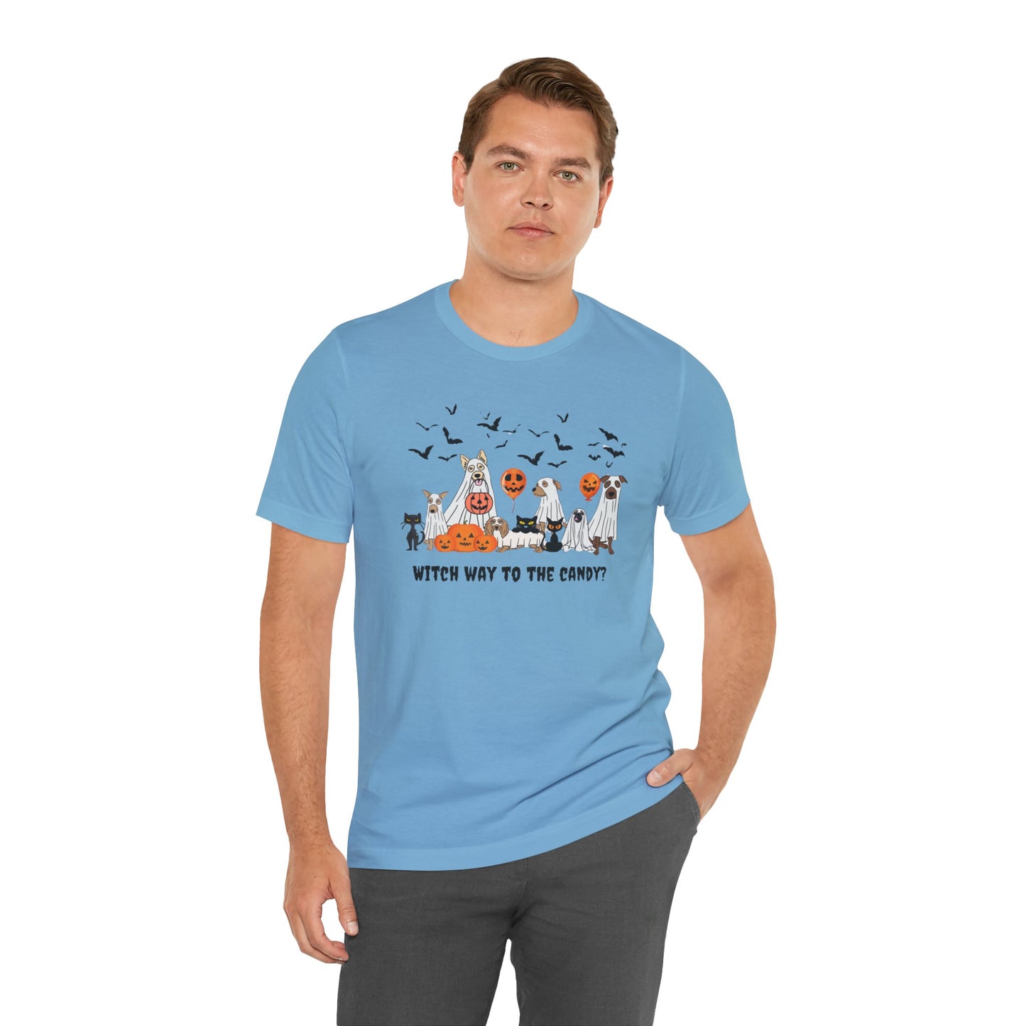 Which Way to the Candy? Unisex Tshirt