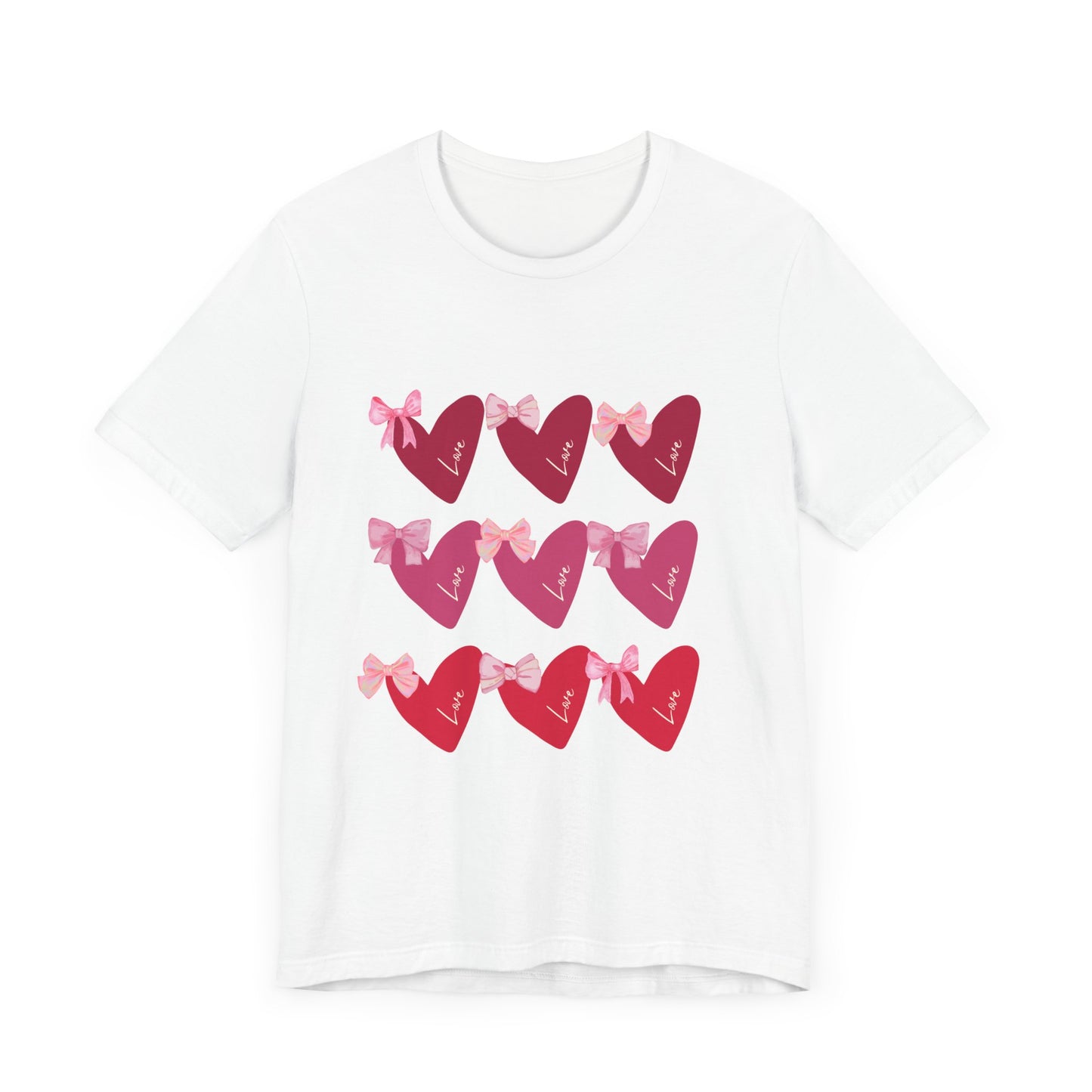 Unisex Jersey Short Sleeve Tee Heart Coquette