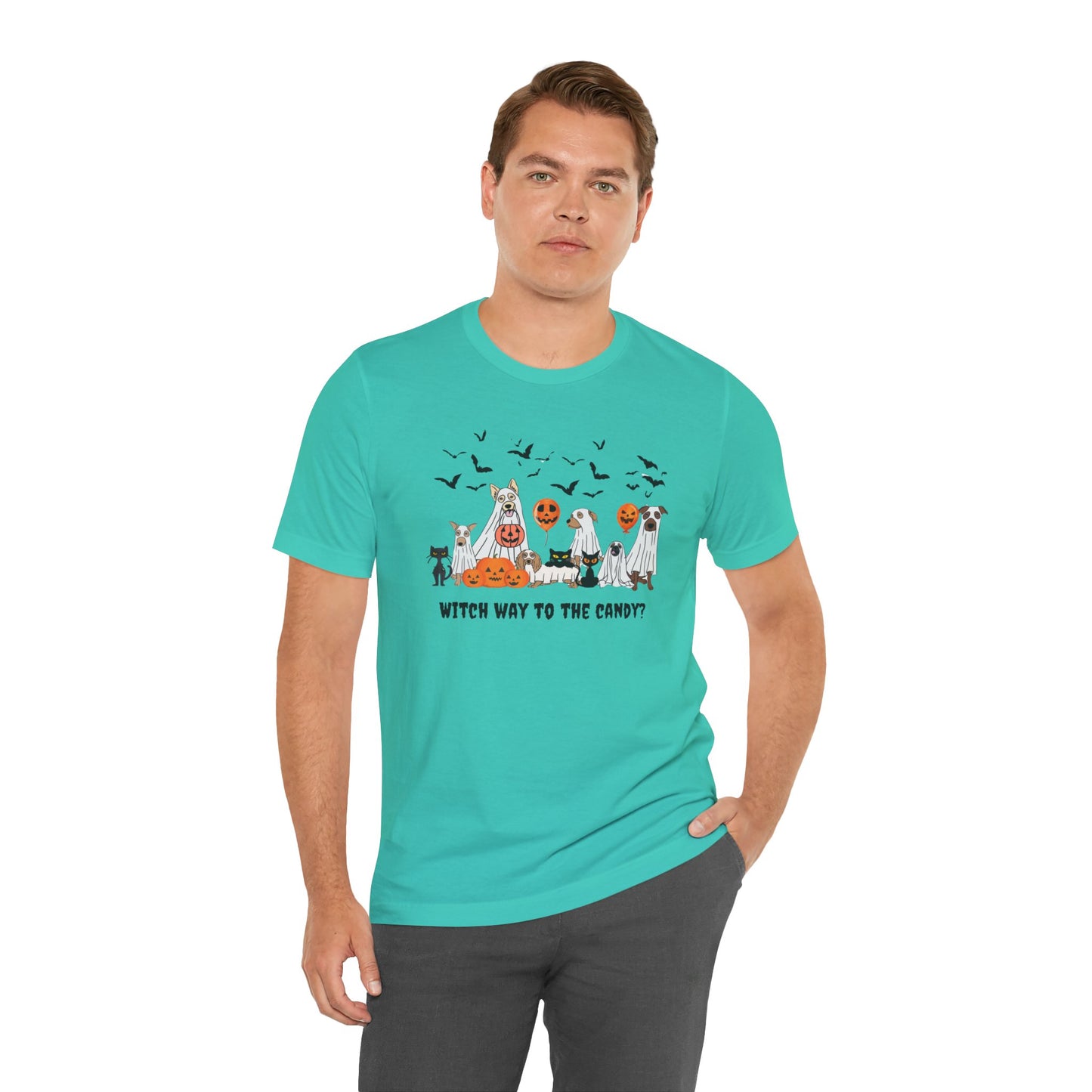 Which Way to the Candy? Unisex Tshirt