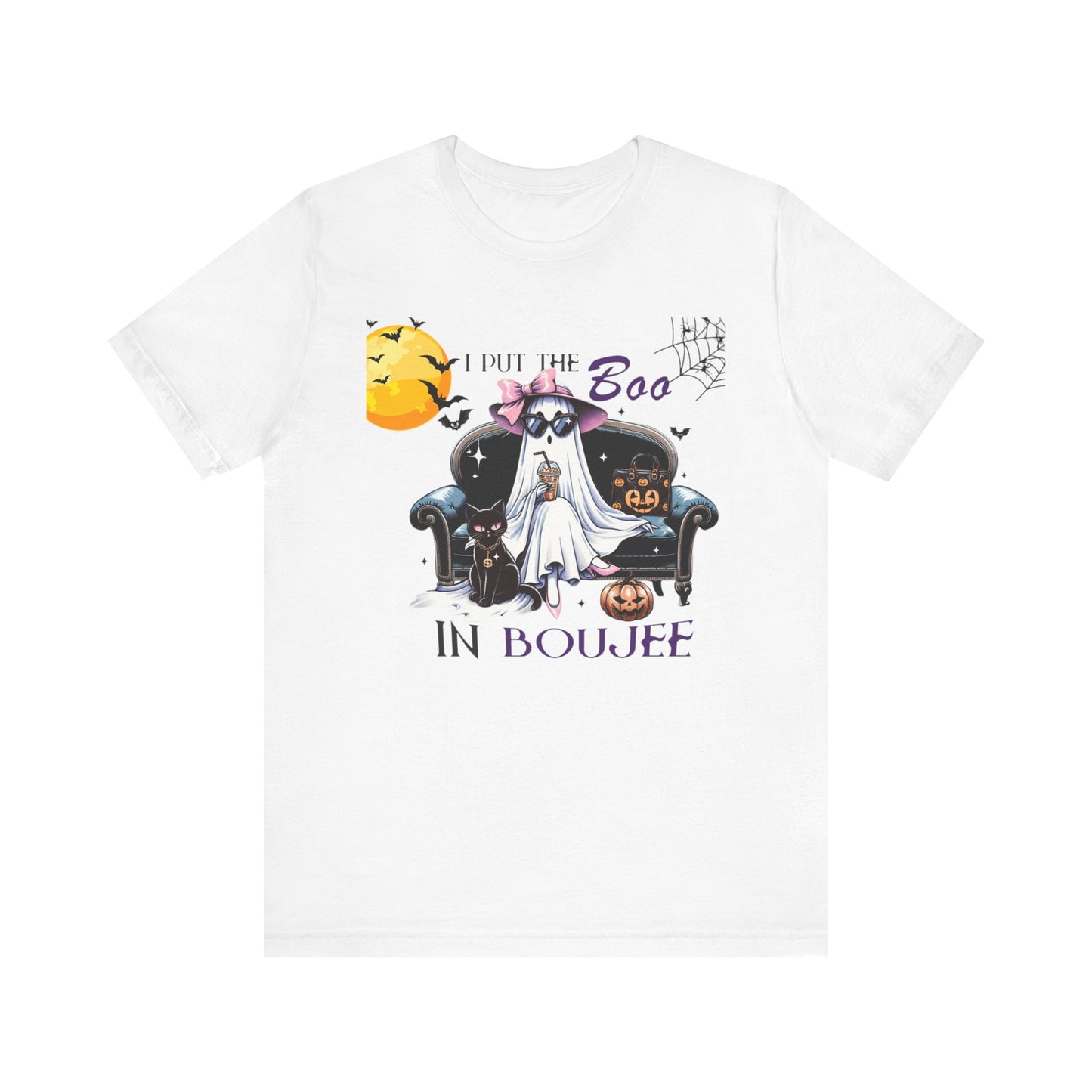 Unisex Halloween Tshirt - I Put the Boo in Boujee