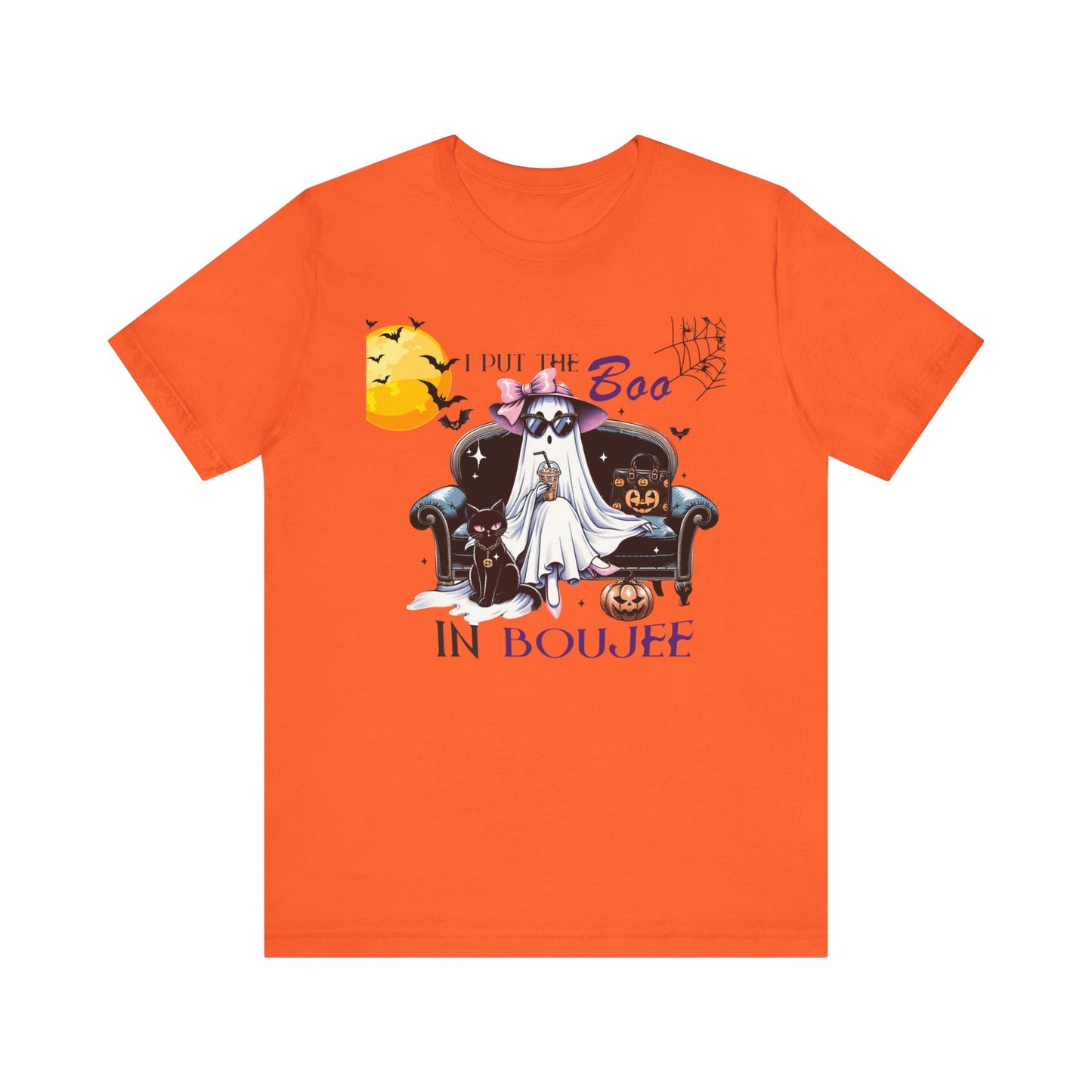 Unisex Halloween Tshirt - I Put the Boo in Boujee