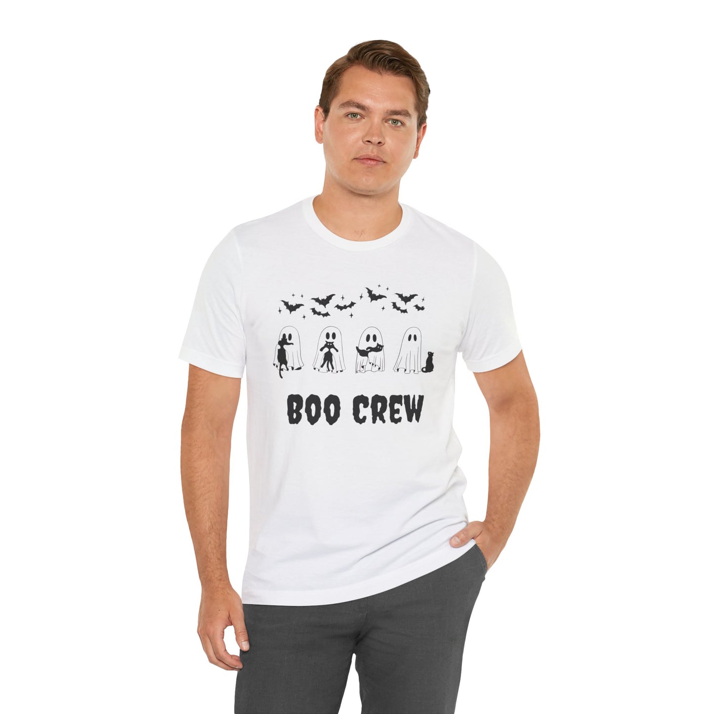 Unisex Hallowern Tshirt -Boo Crew