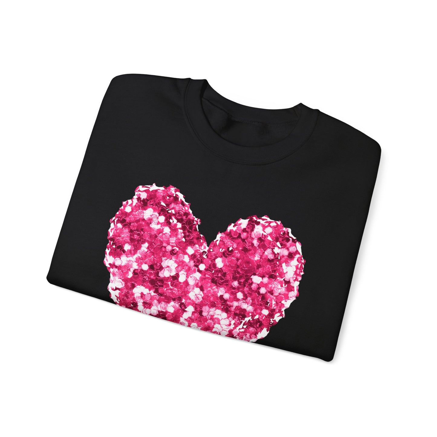 Pink Heart Unisex Heavy Blend™ Crewneck Sweatshirt