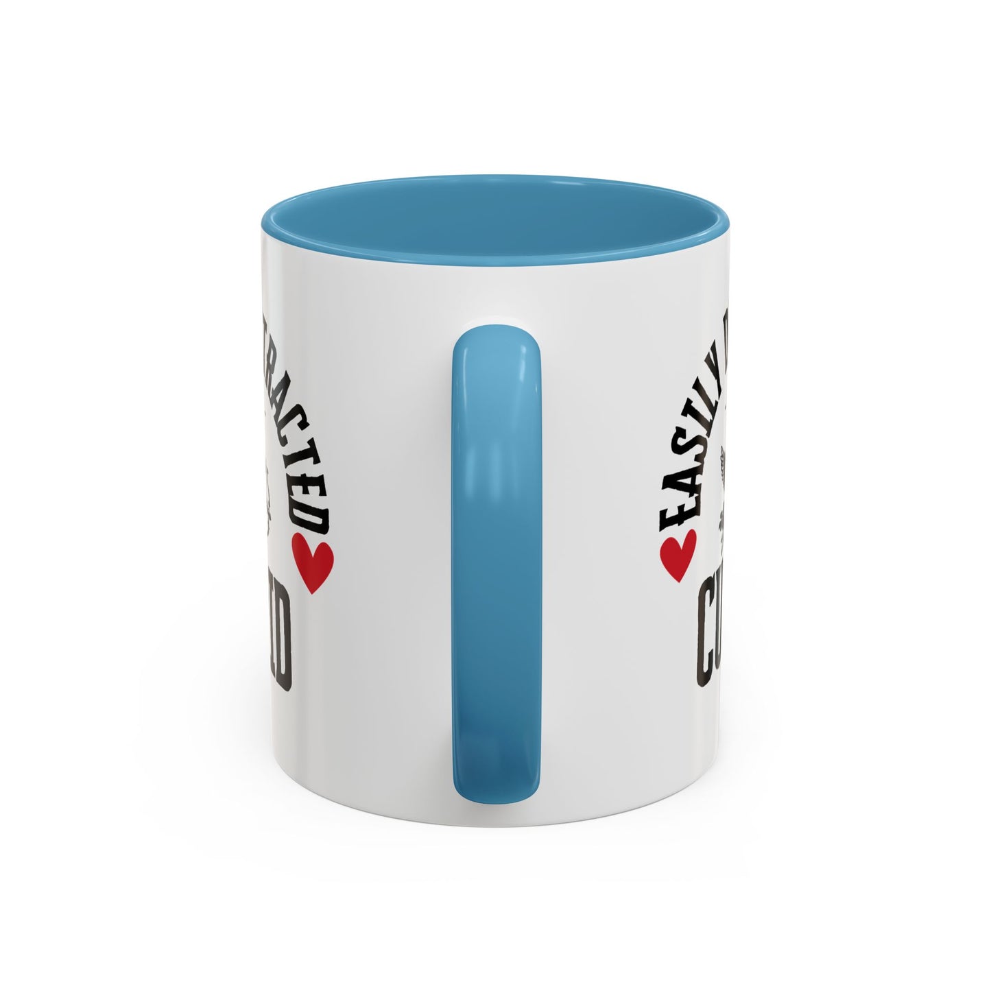 Easily Distracted Accent Coffee Mug (11, 15oz)