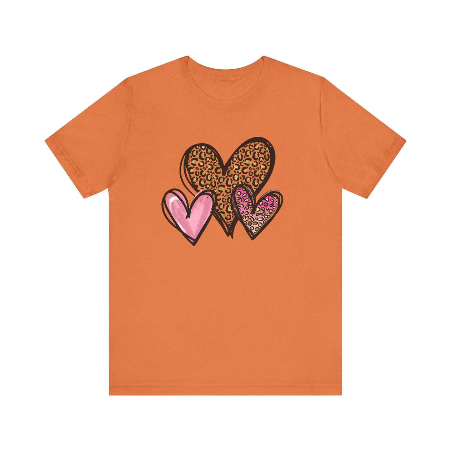 Three Heart Unisex Jersey Short Sleeve Tee