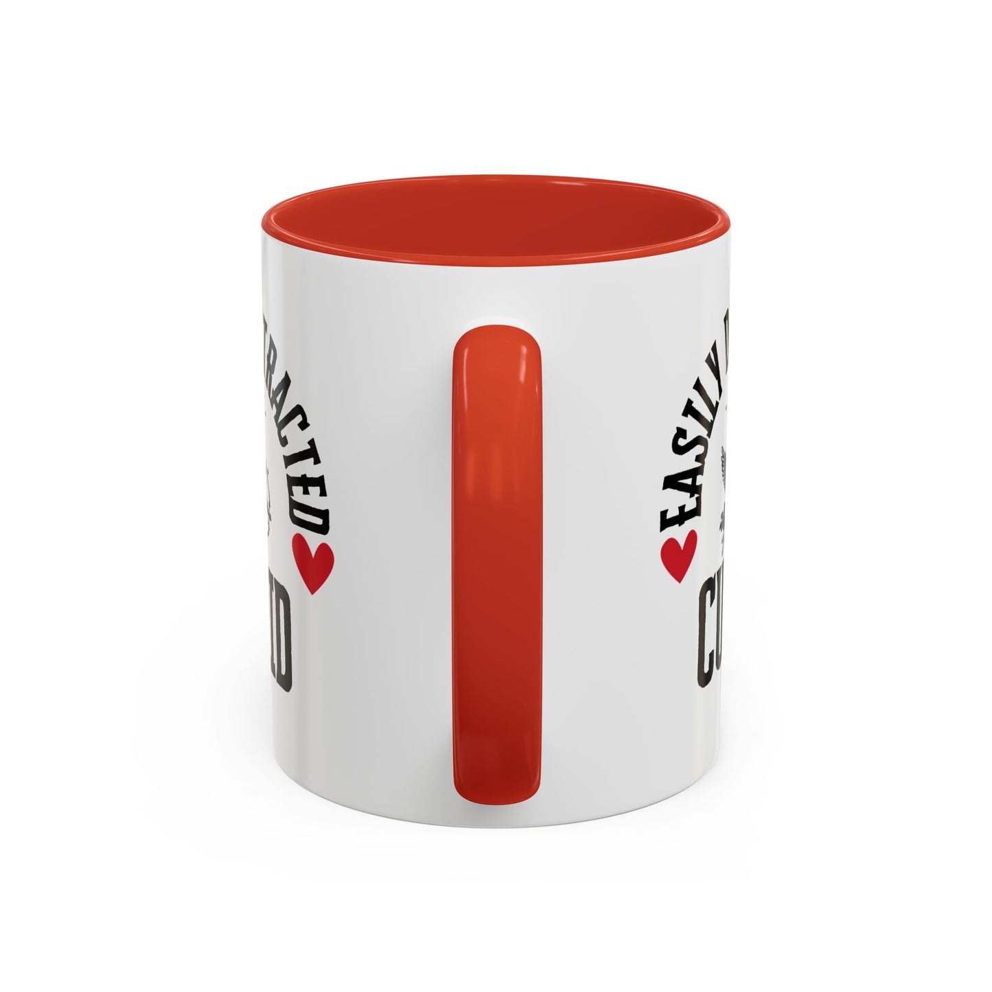 Easily Distracted Accent Coffee Mug (11, 15oz)