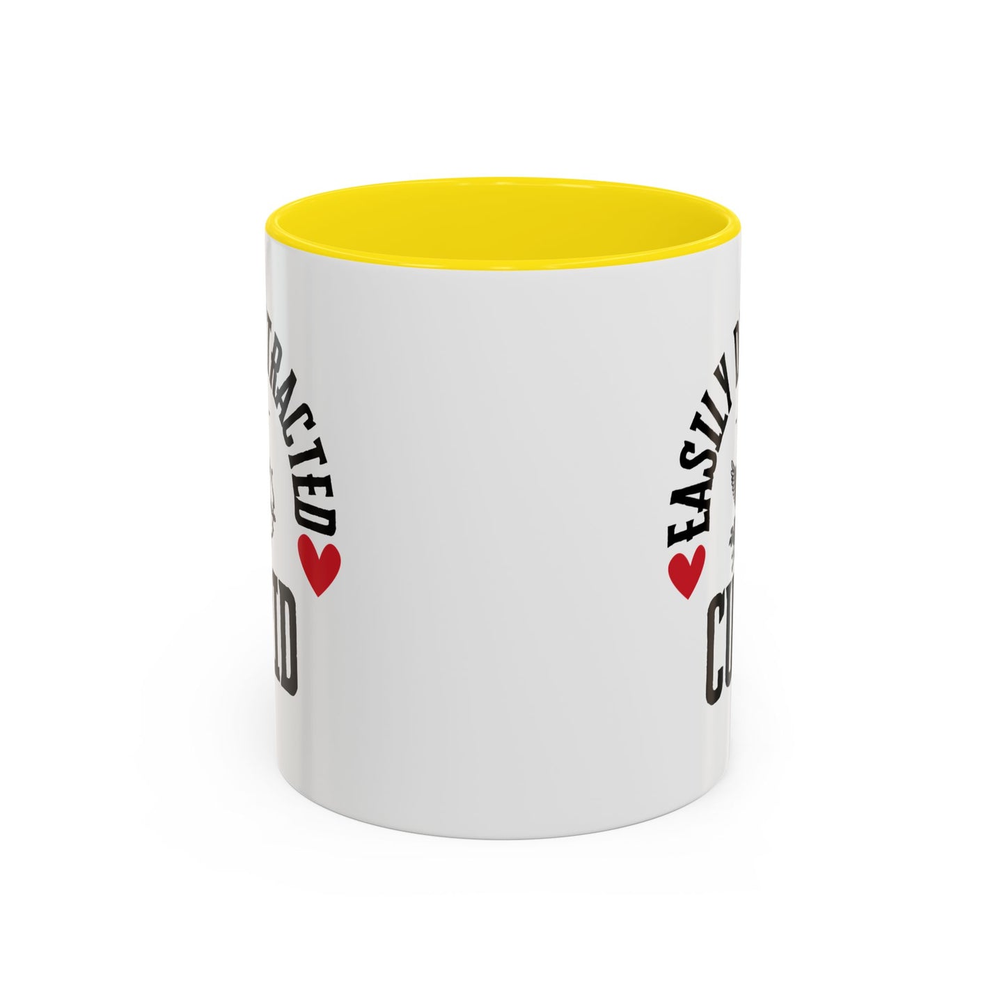 Easily Distracted Accent Coffee Mug (11, 15oz)