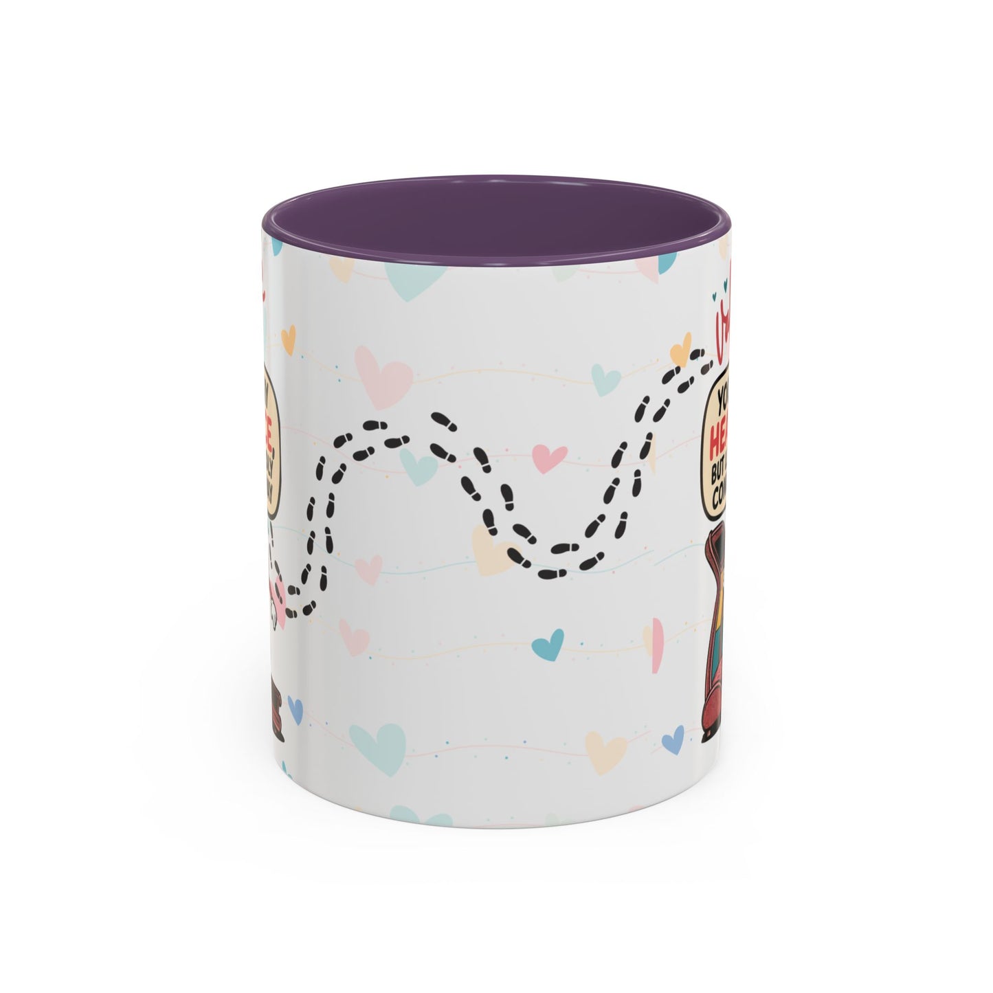 Heart Race Accent Coffee Mug (11, 15oz)