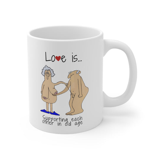 Funny Valentines Day Accent Ceramic Coffee Mug 11oz. Gift for Husband/Wife, Boyfriend/Girlfriend, Fiance