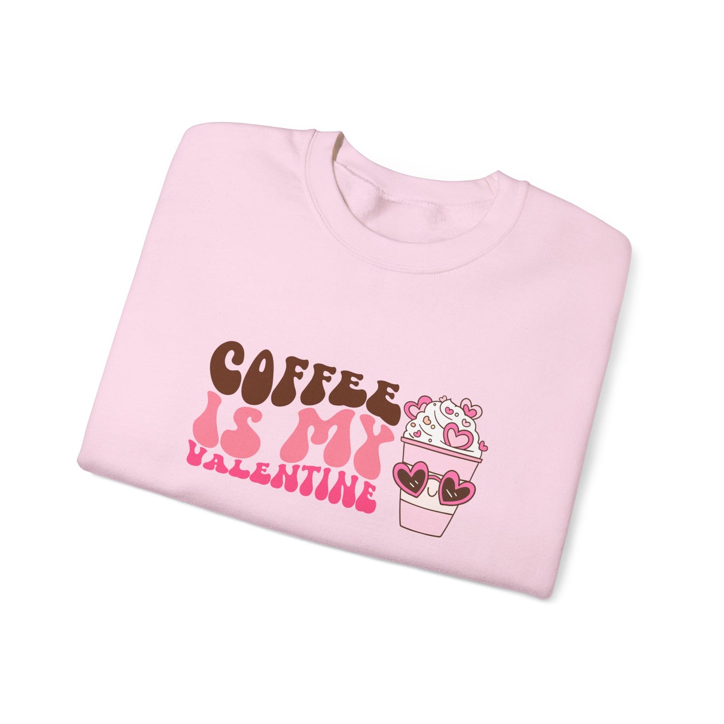 Coffee is My Valentine Unisex Heavy Blend™ Crewneck Sweatshirt