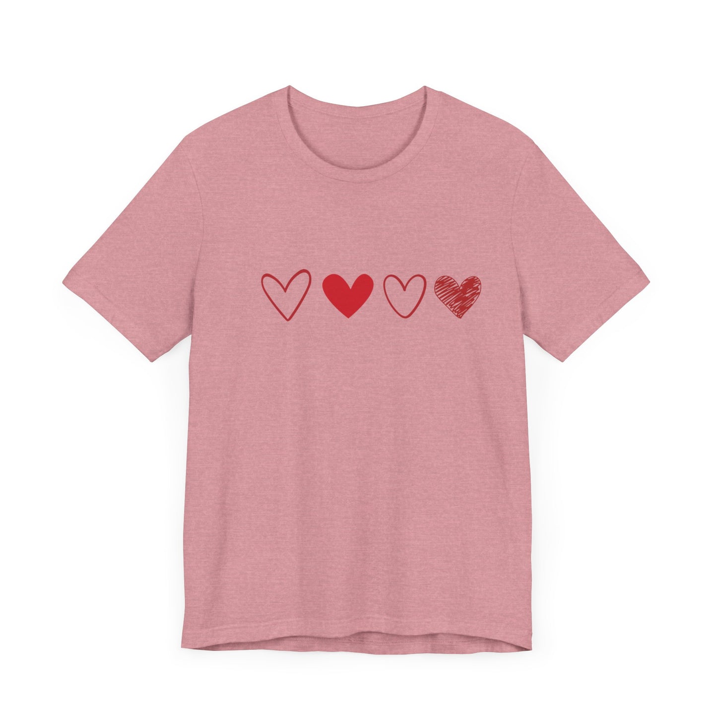 4 Heart Unisex Jersey Short Sleeve Tee