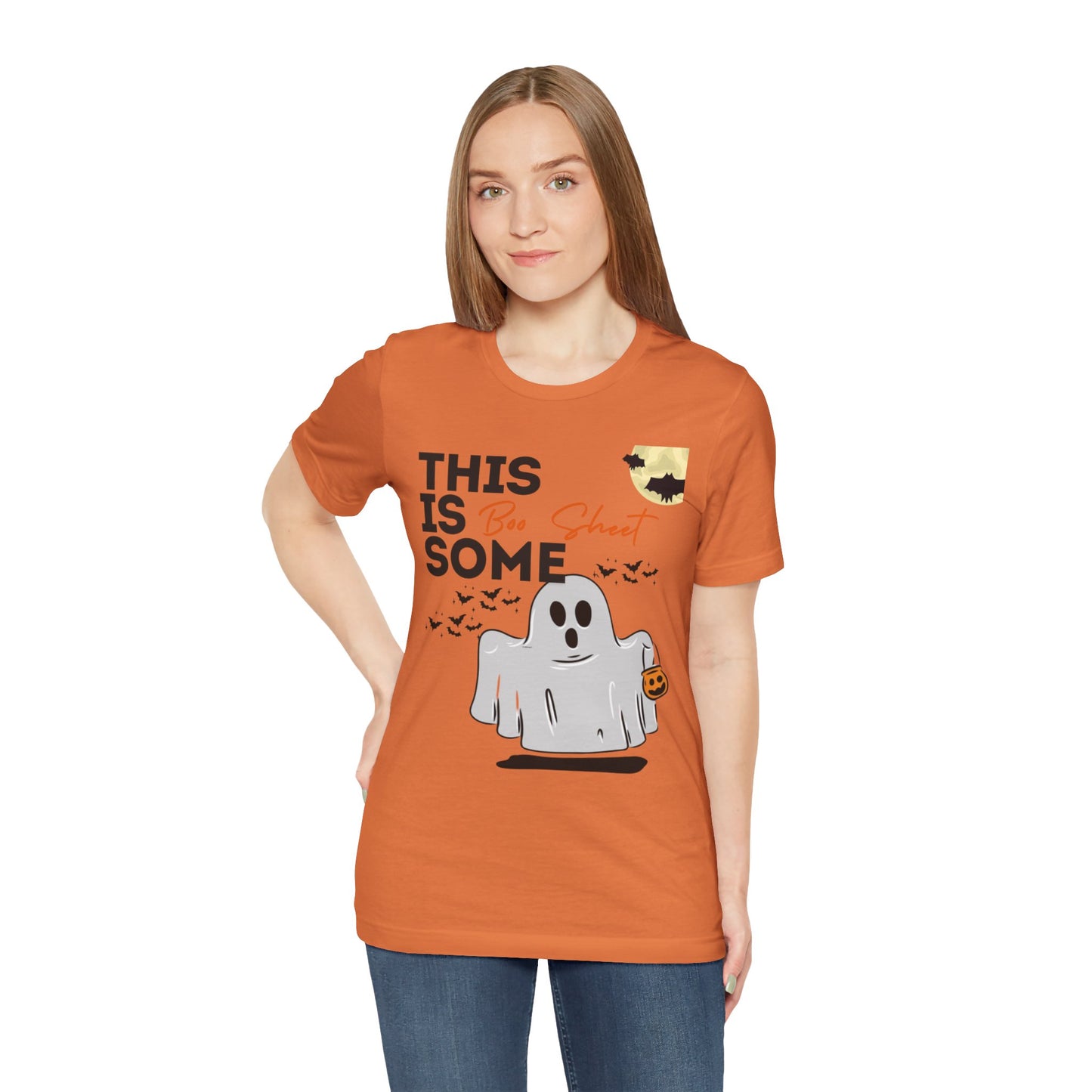 Unisex Halloween Tshirt - This is Some Boo Sheet