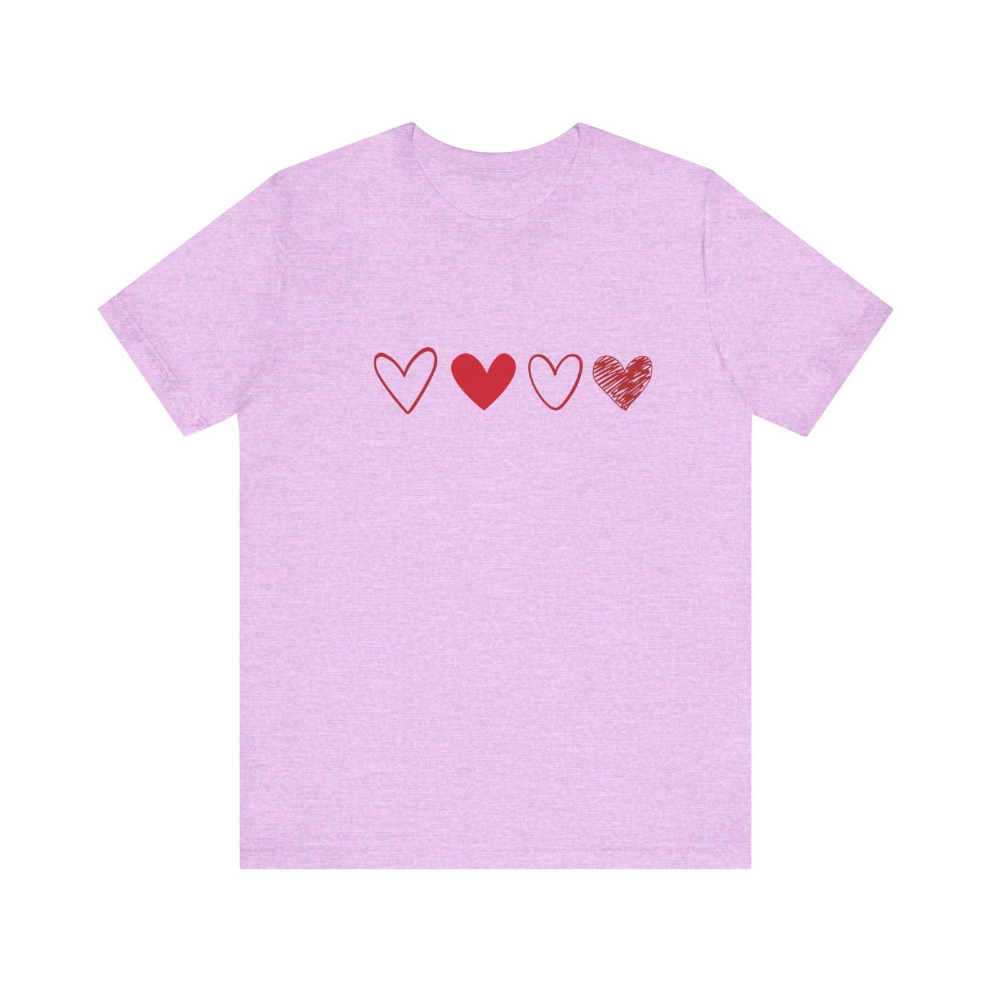 4 Heart Unisex Jersey Short Sleeve Tee