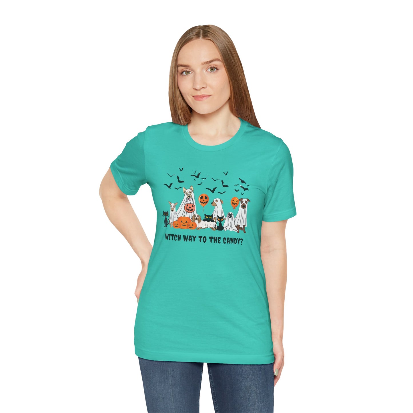 Which Way to the Candy? Unisex Tshirt