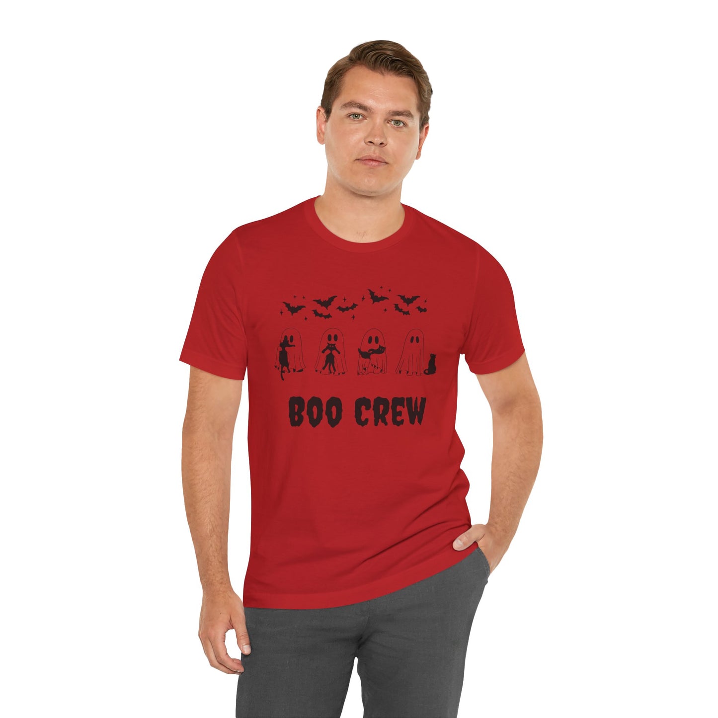 Unisex Hallowern Tshirt -Boo Crew