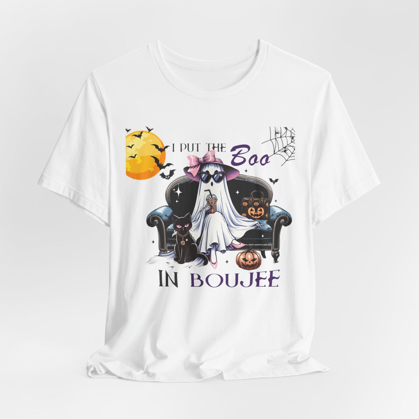 Unisex Halloween Tshirt - I Put the Boo in Boujee
